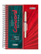 bravo Sasco Concord Note Book A4-210 Sheets With Free Pen - Red - 7 subjects