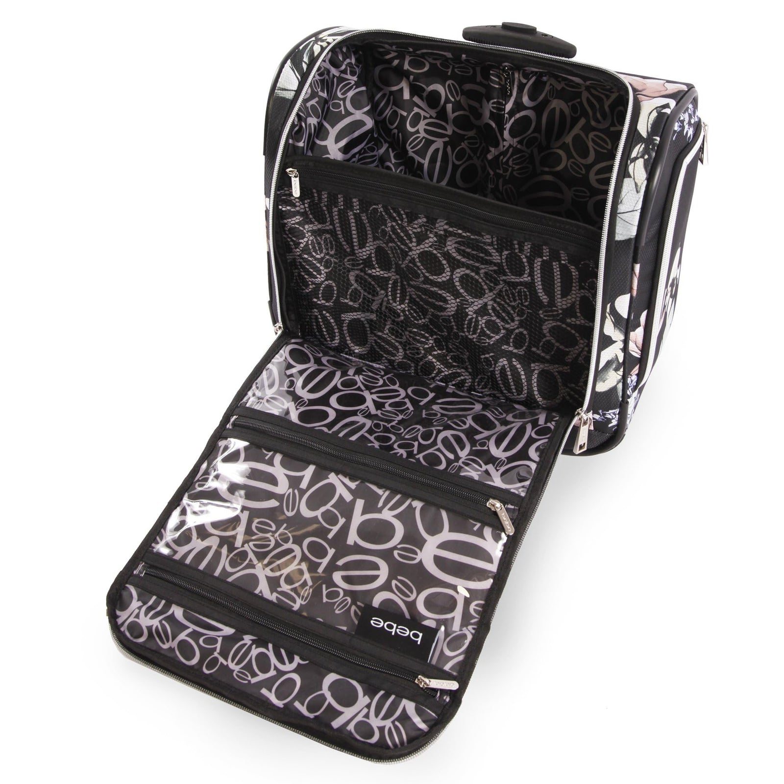 BEBE Women's Valentina-Wheeled Under The Seat Carry-on Bag, Valentina - Wheeled Under the Seat Carry-on Bag