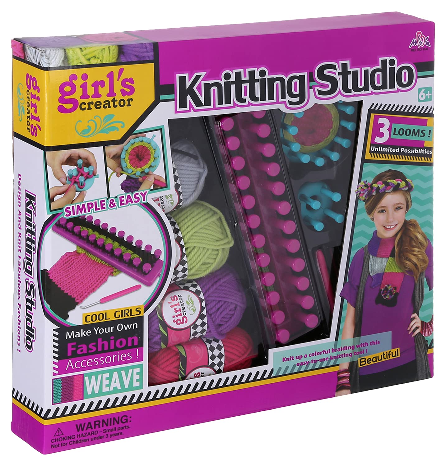 Knitting Studio Set For Girls