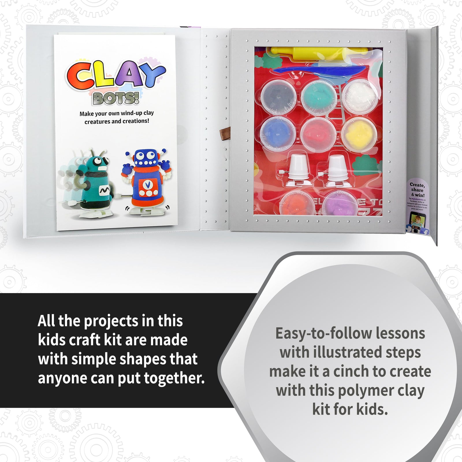 SpiceBox Children's Activity Kits for Kids Clay-Bots Age Range 8+