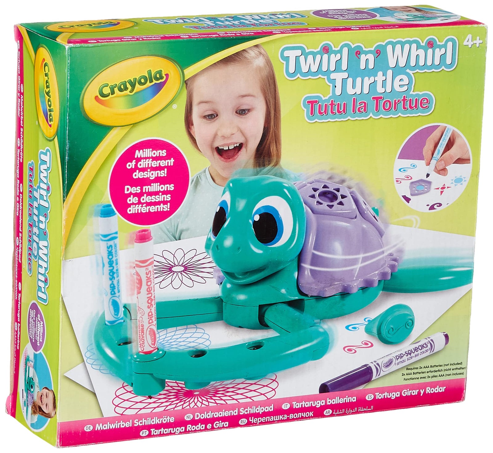 Crayola Twirl n Whirl Turtle - 3 Years & Above