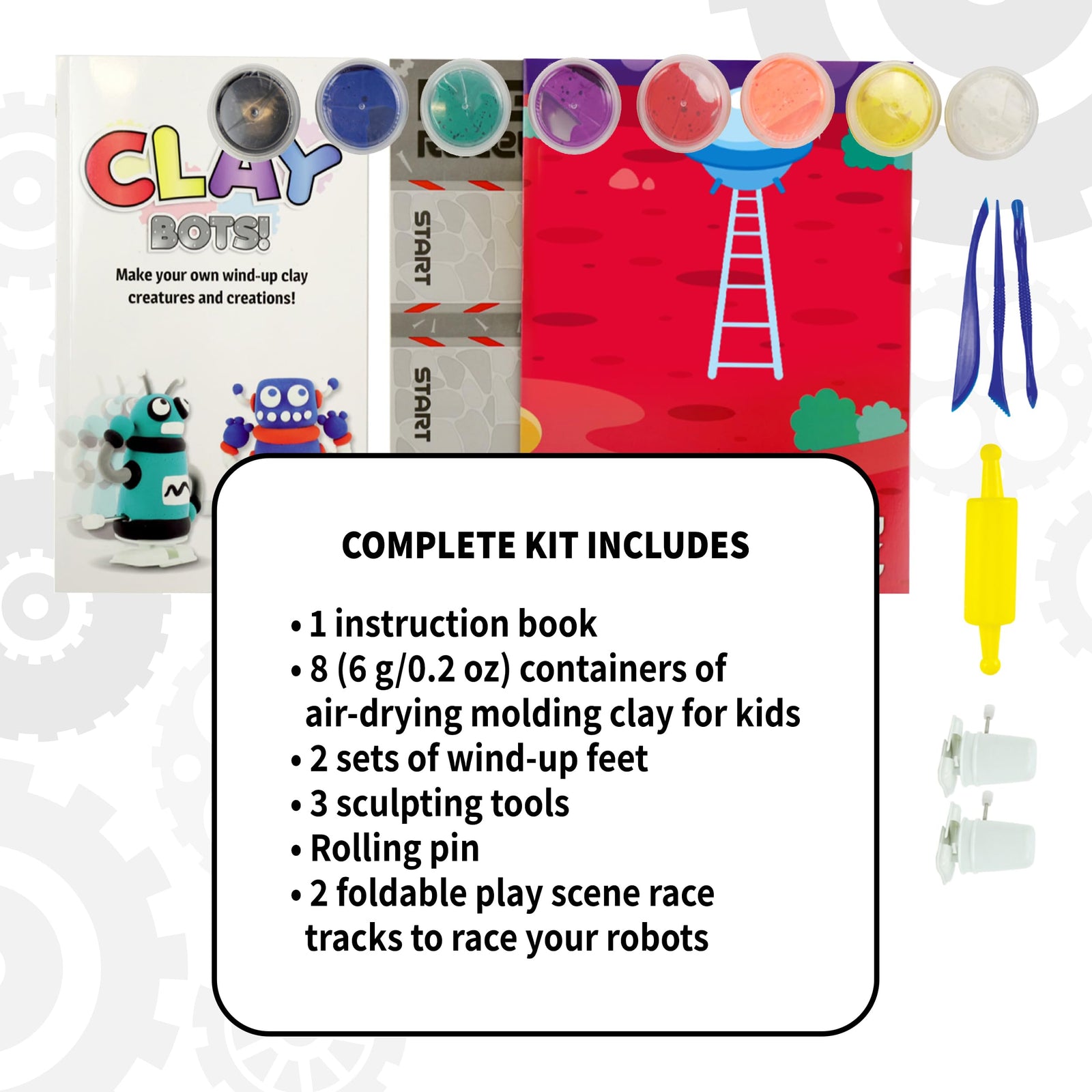 SpiceBox Children's Activity Kits for Kids Clay-Bots Age Range 8+