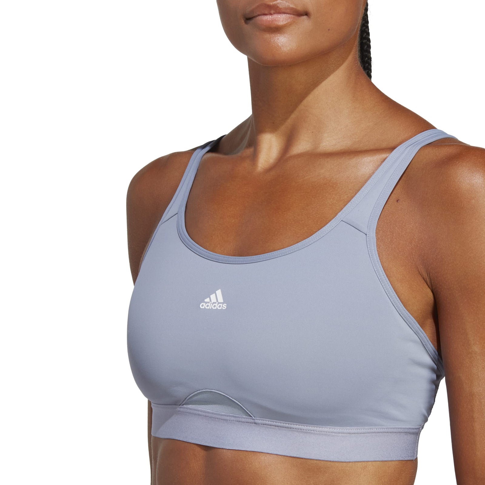 adidas Women's Tlrd Move Hs Workout Bra - High Support , SILVIO , SIZE LDD