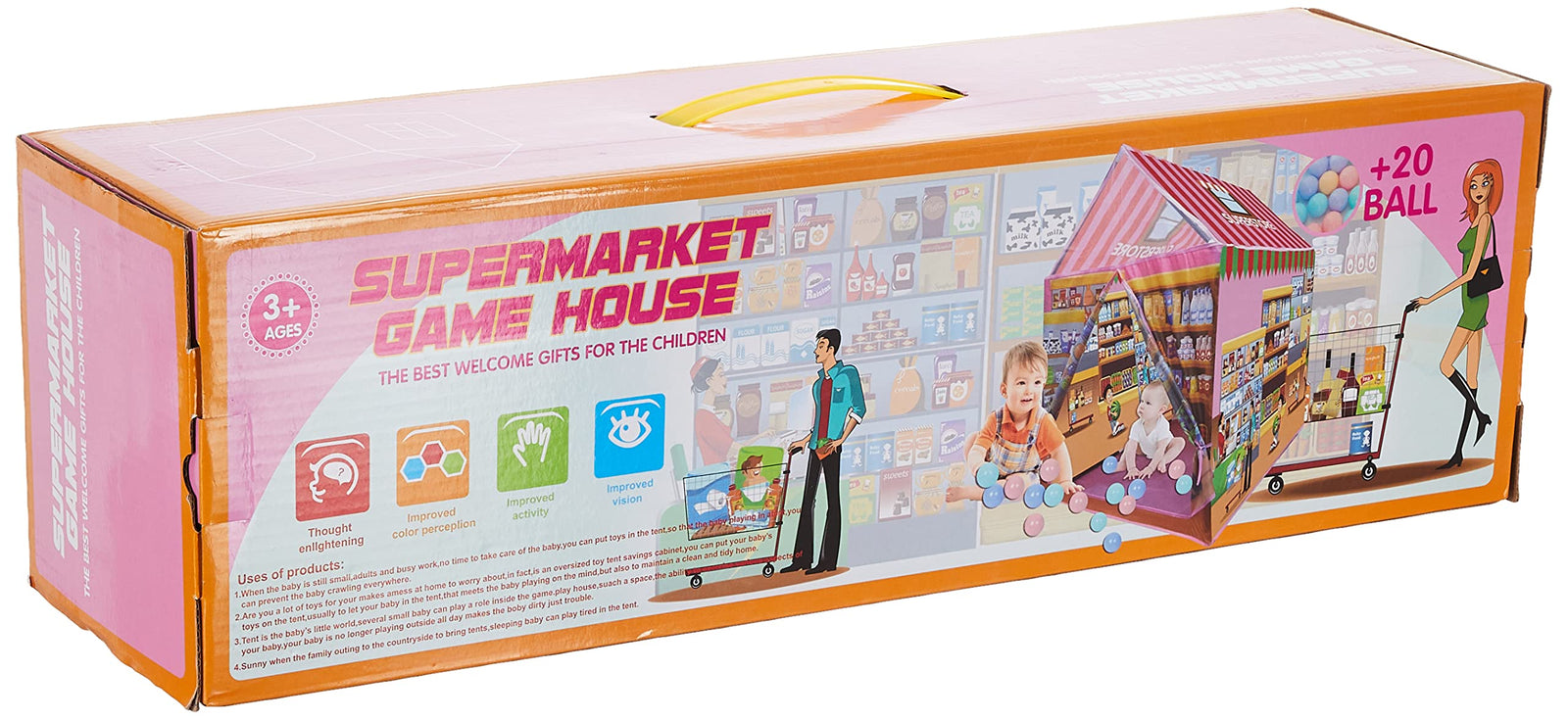 Super market game house 20 ball + 3 years