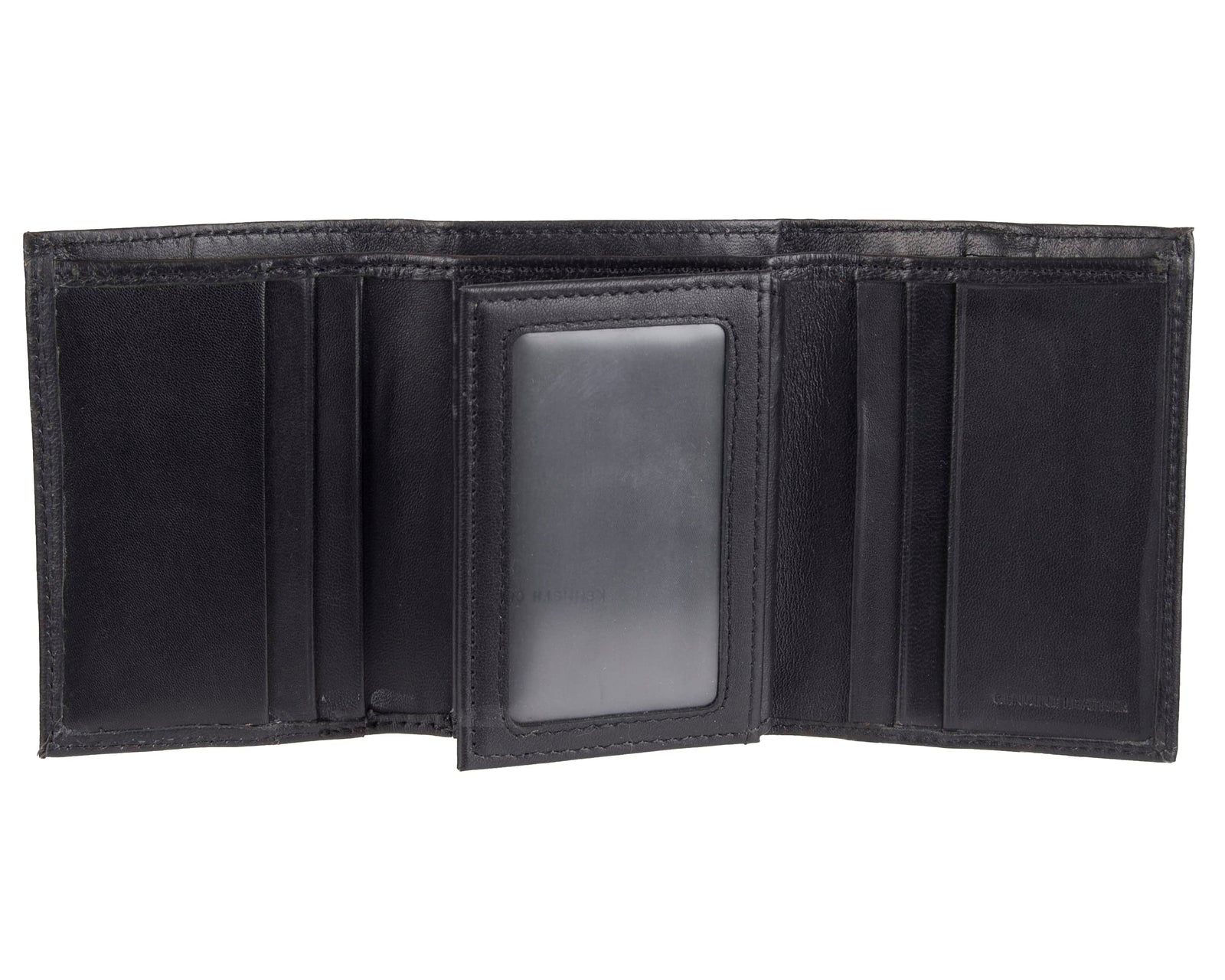 Kenneth Cole REACTION Men's Wallet - RFID Genuine Leather Slim Trifold with ID Window and Card Slots