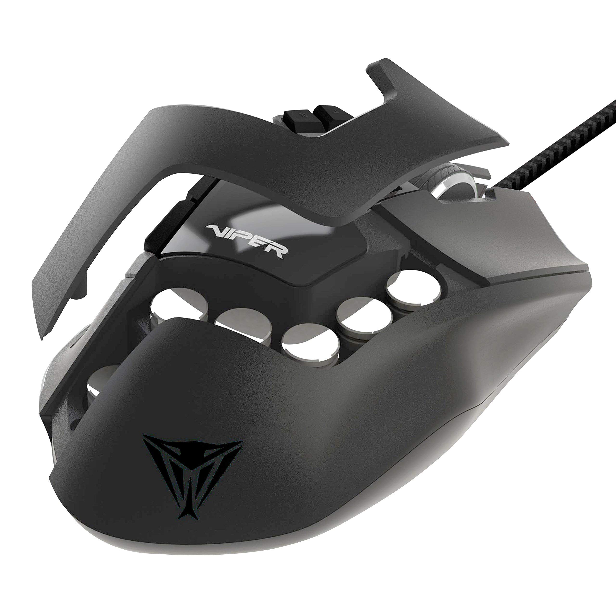 Patriot Viper Gaming V570 Rgb Blackout Edition Pro Laser Mouse Up To 12,000 Dpi Pv570Luxwak