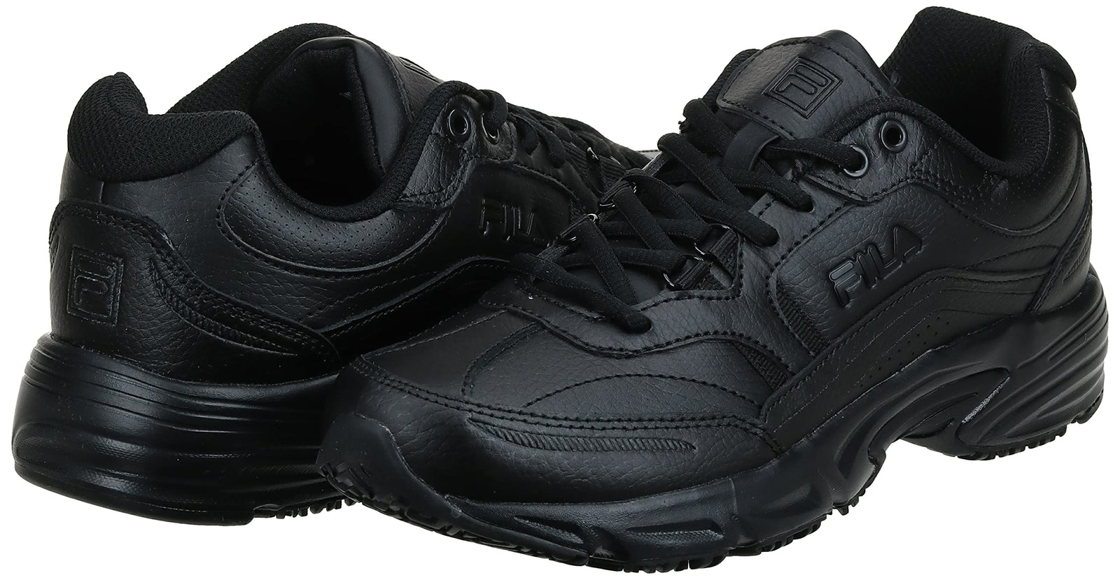 Fila Men's, Memory Workshift Slip Resistant Composite Toe Shoe - Wide Width