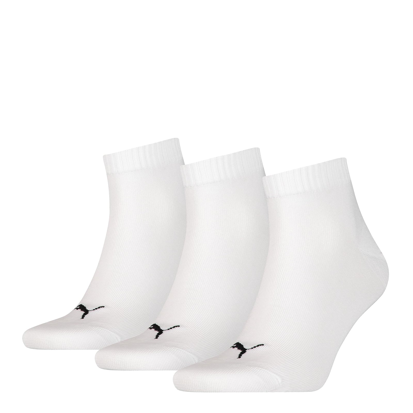 PUMA Unisex Quarter Socks (3 Pair Pack)