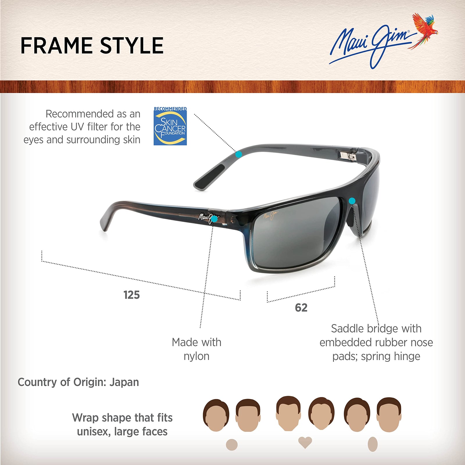 Maui Jim unisex-adult Byron Bay Sunglasses (pack of 1)