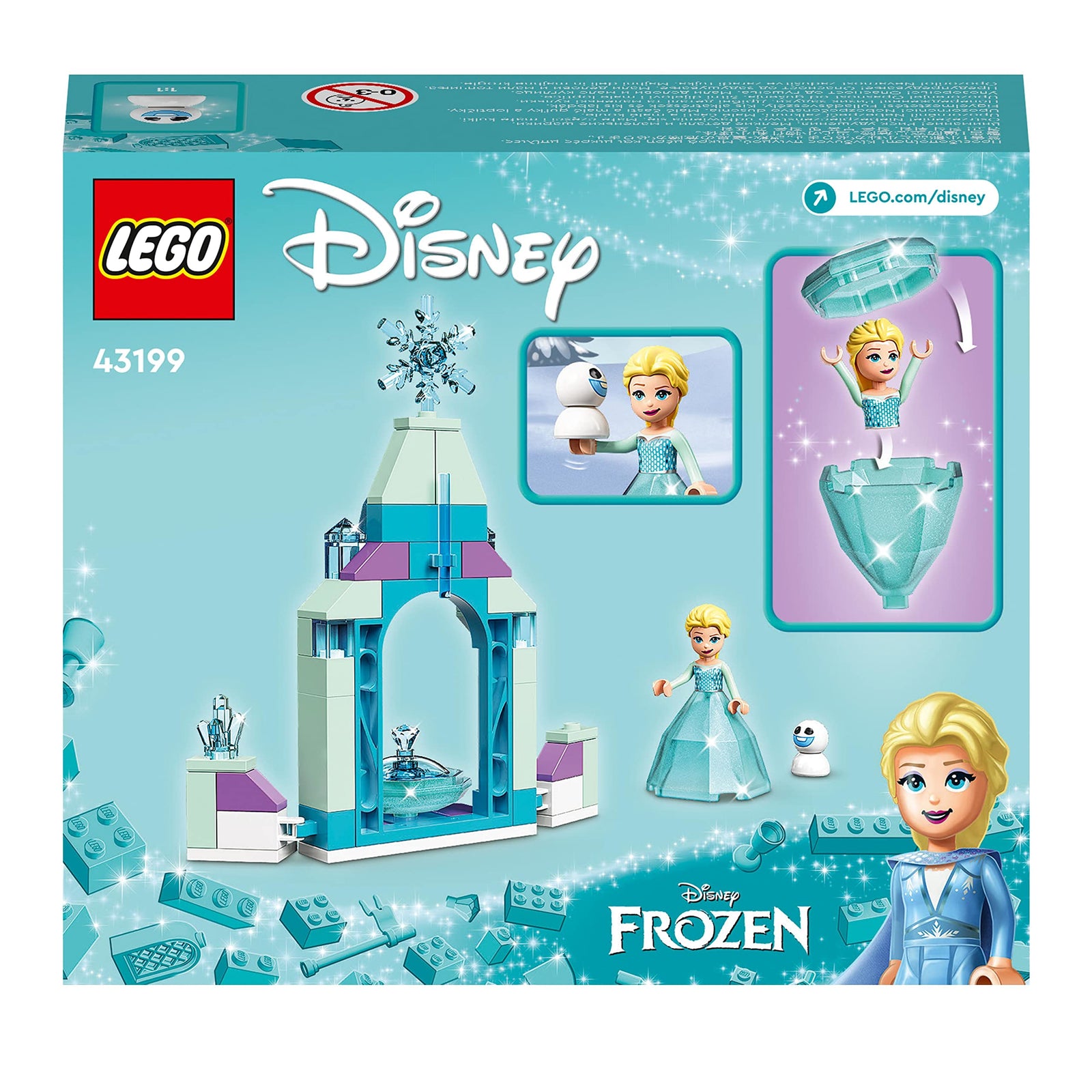 LEGO | Disney Princess Elsa’s Castle Courtyard 43199 Building Kit (53 Pieces)