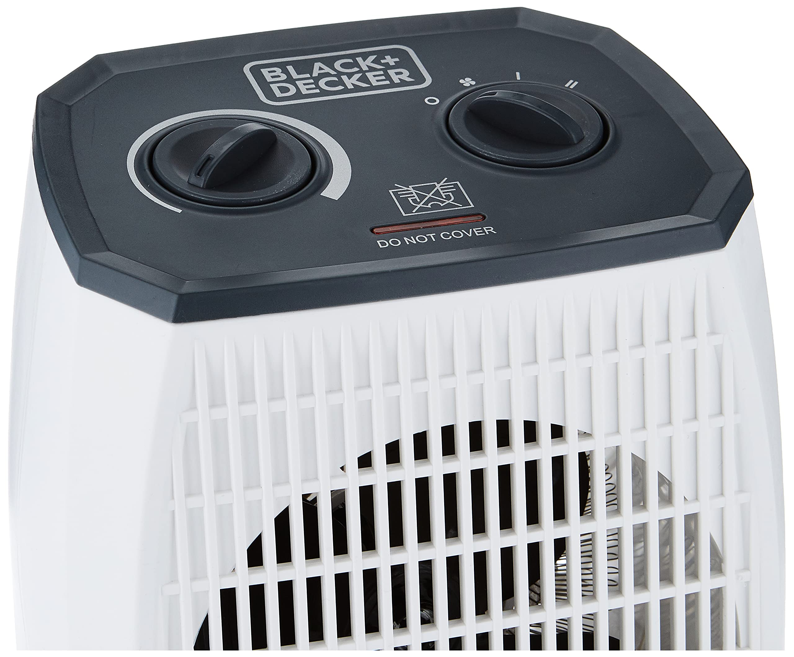 BLACK+DECKER 2000W 220-240V Vertical Fan Heater, 50-60Hz With Thermostatic, Dual Thermal Control and Cooling auto Shutoff Feature, For Optimum Temperatures HX310-B5