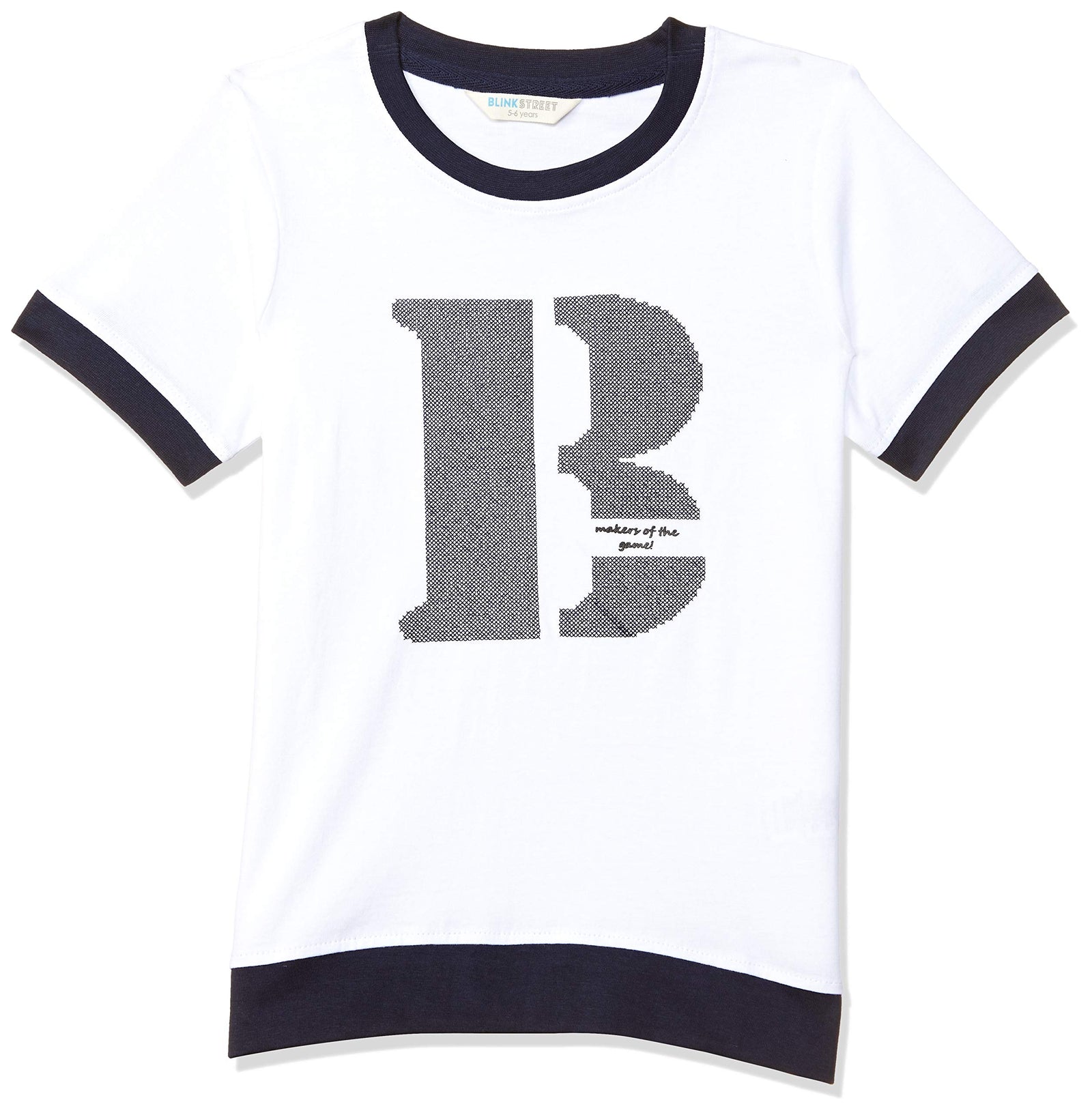 Blink Street Boy's Plain Regular Fti T-Shirt