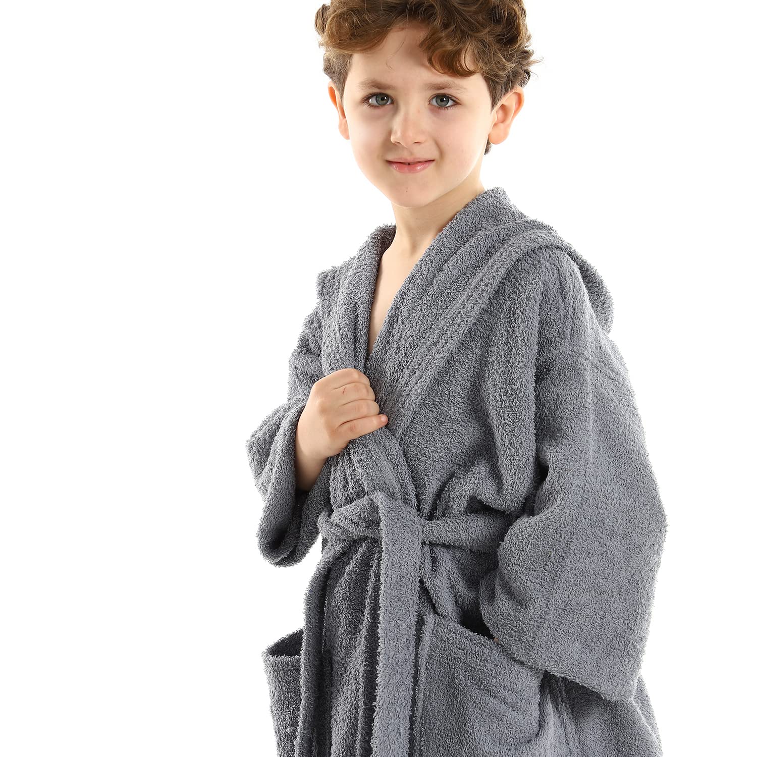 Migo's Antibacterial Bathrobe 100% Cotton for kids - Size 8 Years