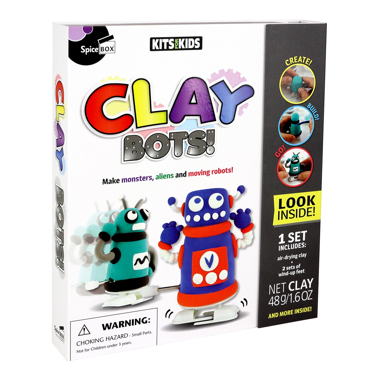 SpiceBox Children's Activity Kits for Kids Clay-Bots Age Range 8+