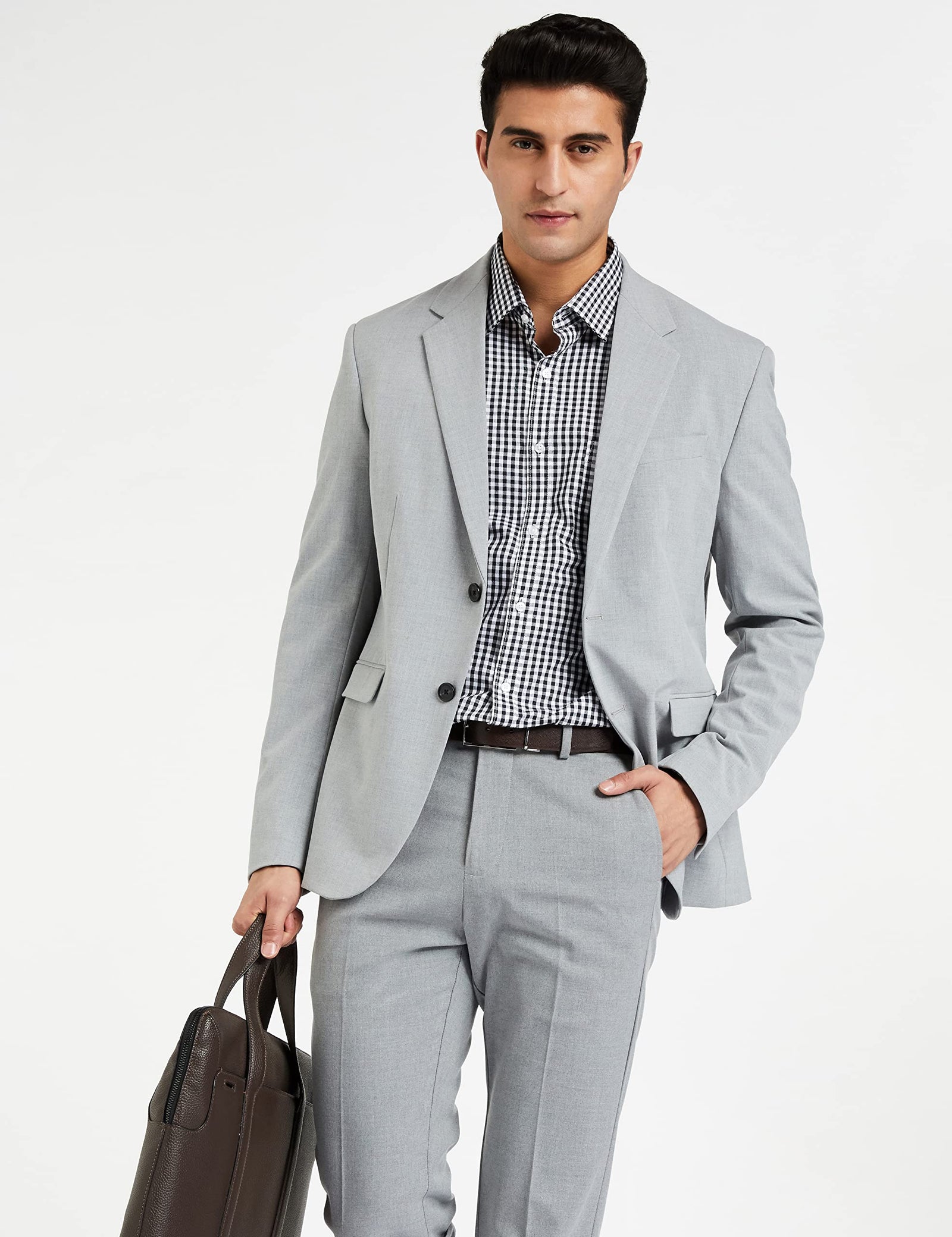 Diverse Men's Checkered Regular Fit Cotton Formal Shirt