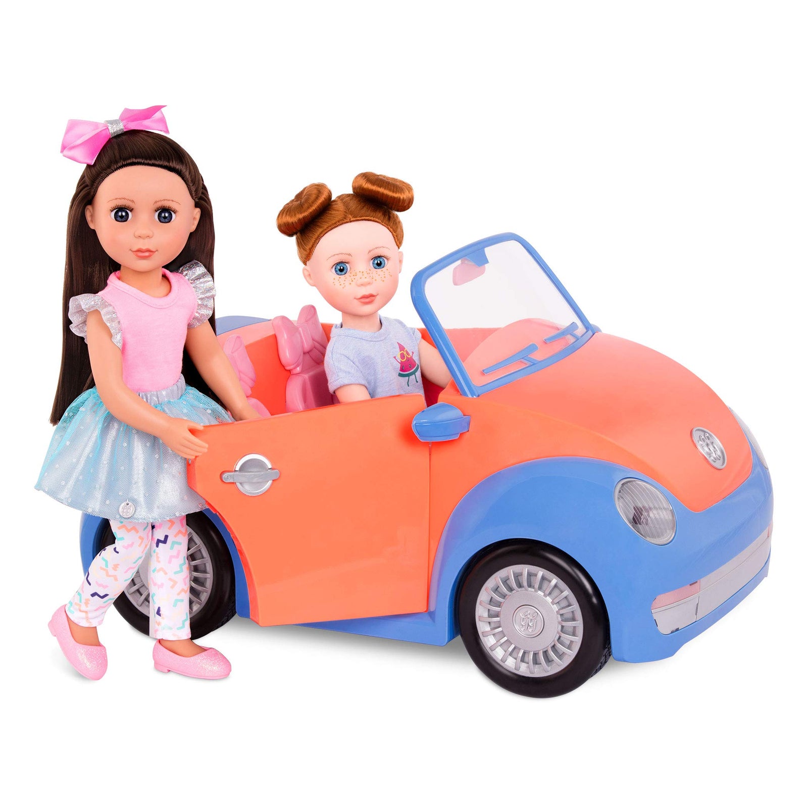 Glitter Girls GG57066Z Battat-Convertible Car for 35.6 cm (14-inch) Dolls-Toys, Clothes & Accessories for Girls 3-Year-Old & Up