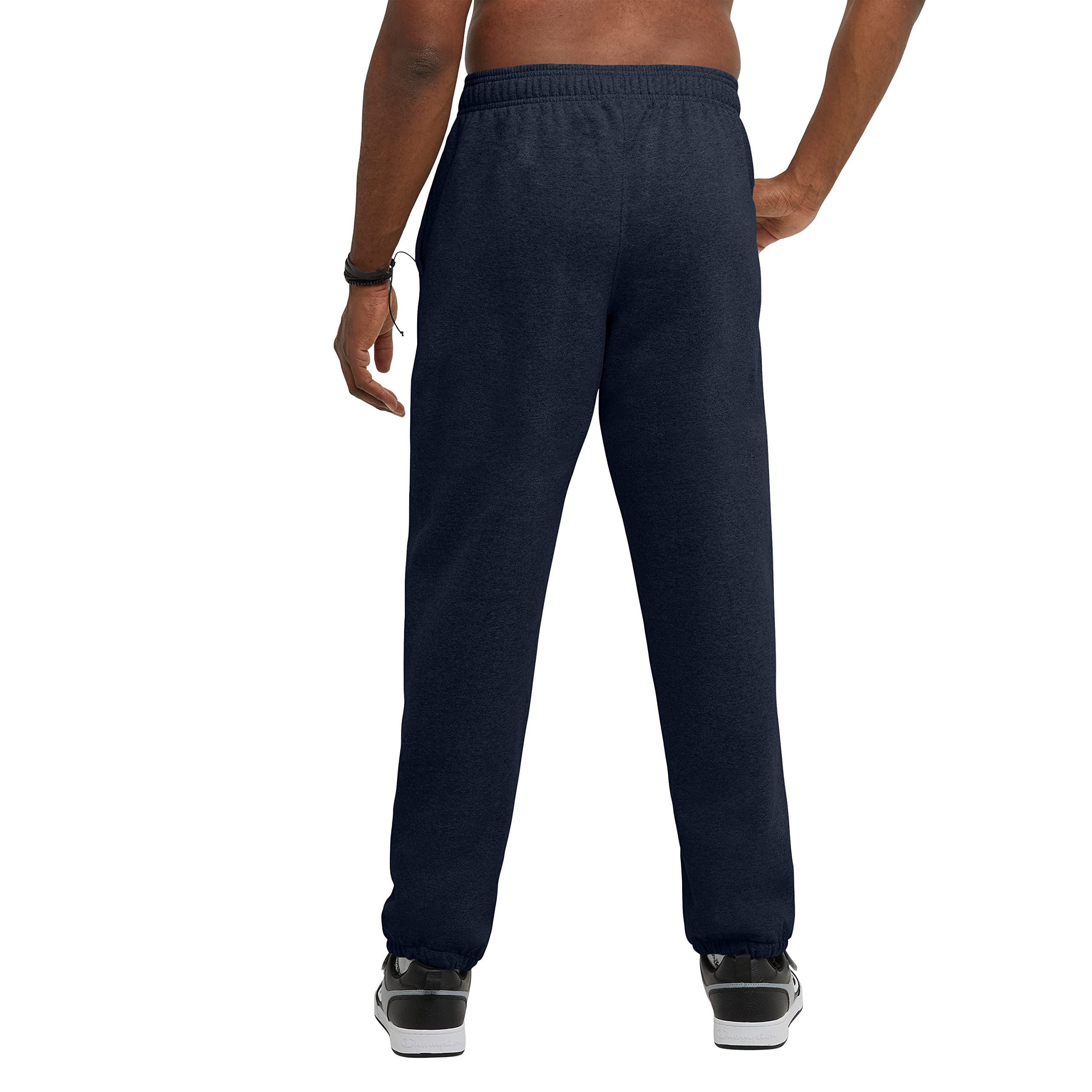 Champion Men s Powerblend Relaxed Bottom Fleece Pants