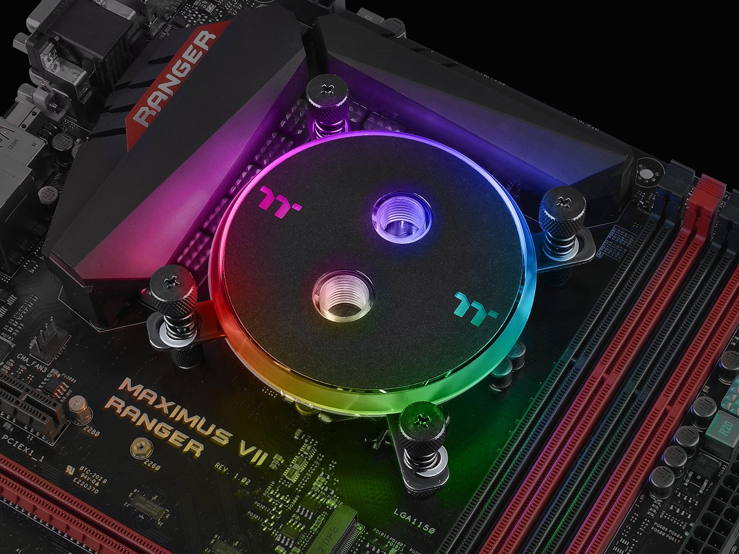 Thermaltake Pacific DIY LCS Intel/AMD W4 RGB CPU Water Block - AM4 Ready (CL-W139-CU00SW-A)