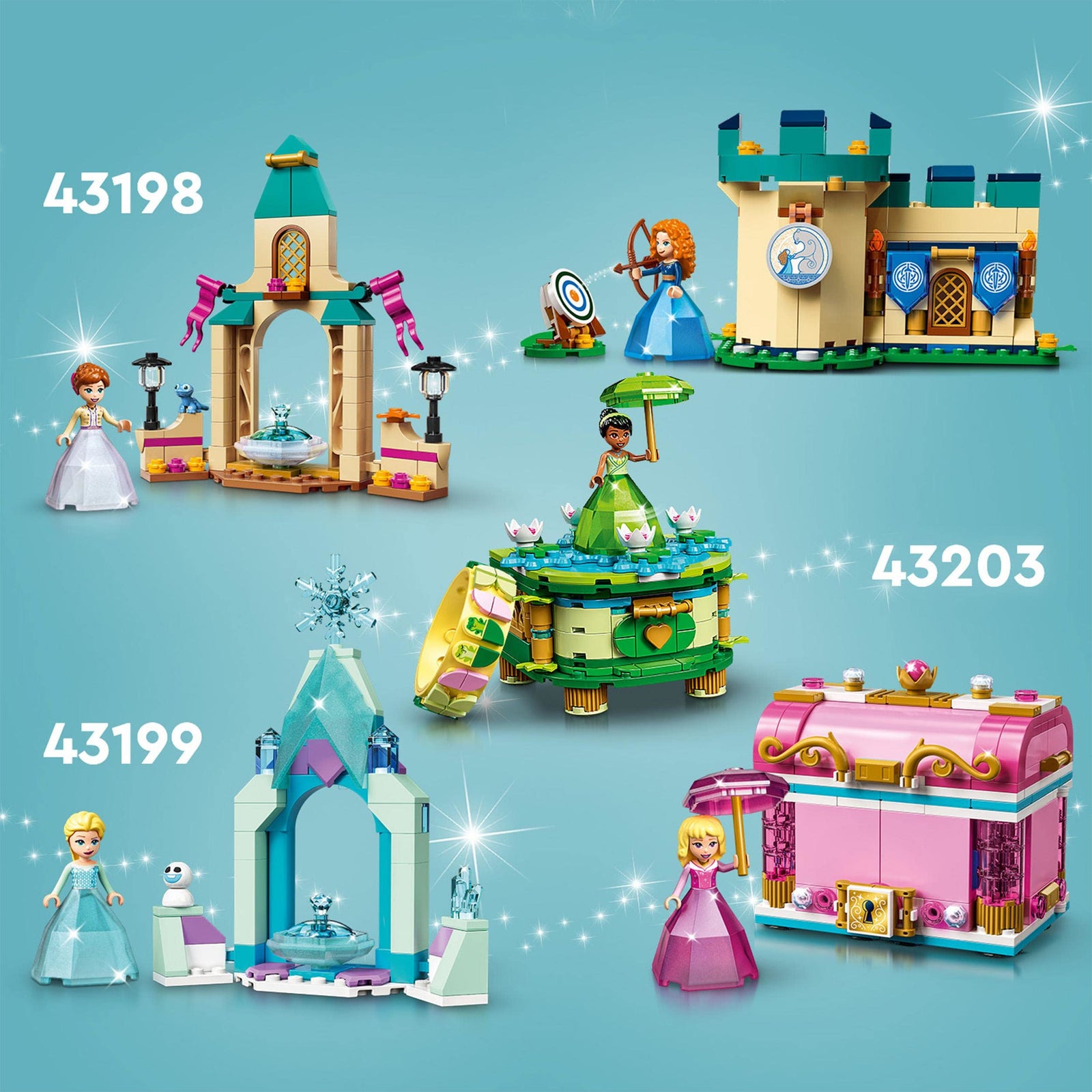 LEGO | Disney Princess Elsa’s Castle Courtyard 43199 Building Kit (53 Pieces)