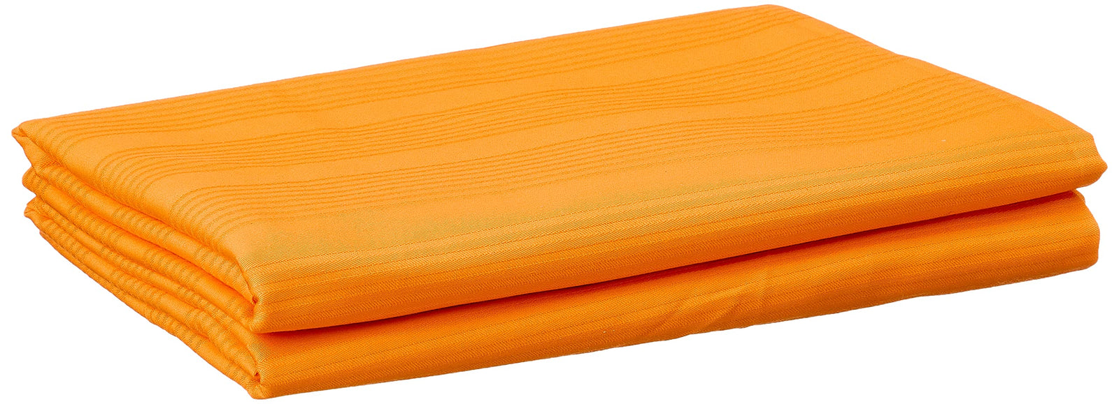 continental comfort Pillowcase Sirius 250TC Striped Cotton Orange 50x75cm Flap 15cm pack of two