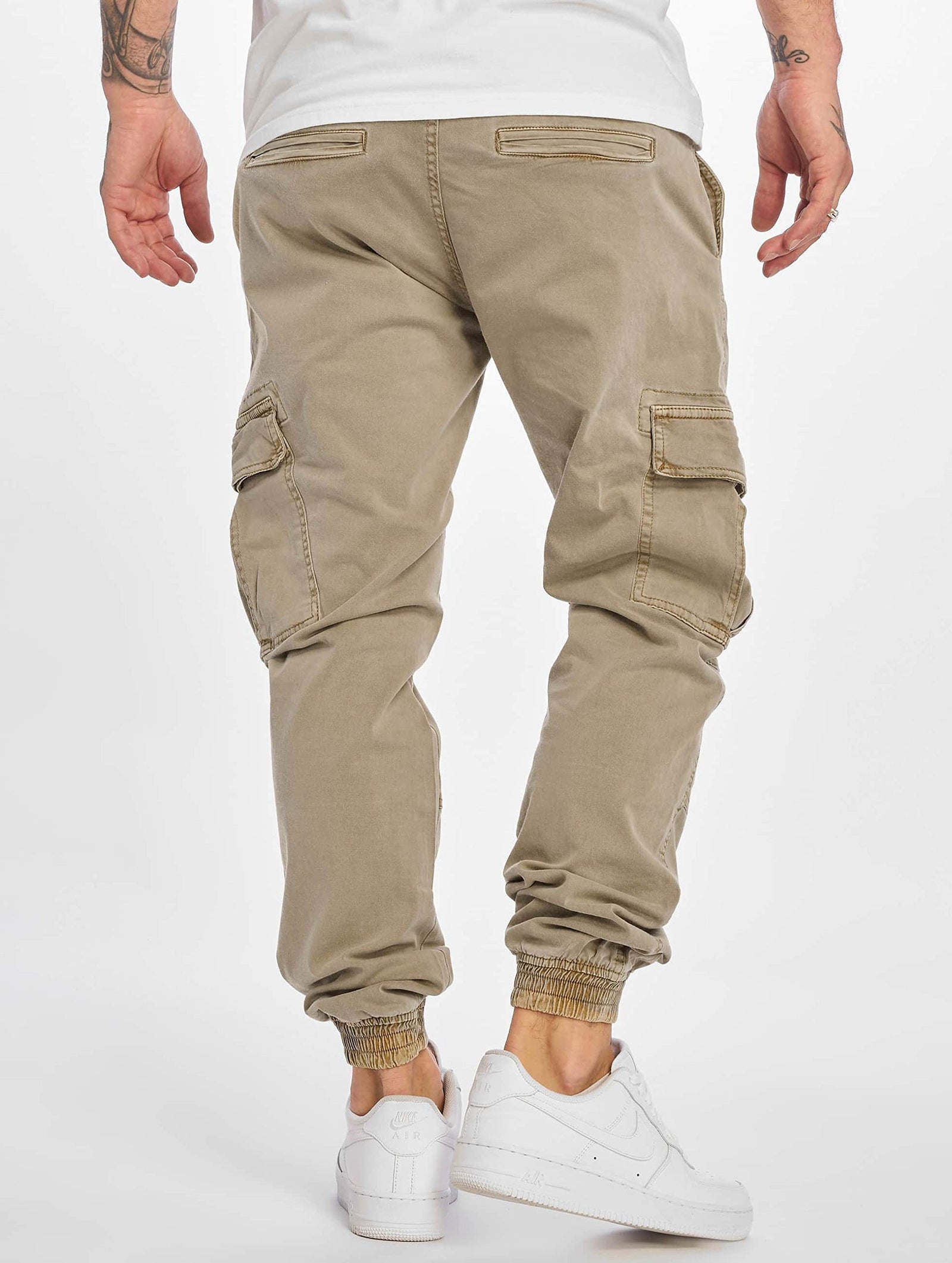 Urban Classics Men Washed Cargo Twill Jogging Pants Trouser (pack of 1)