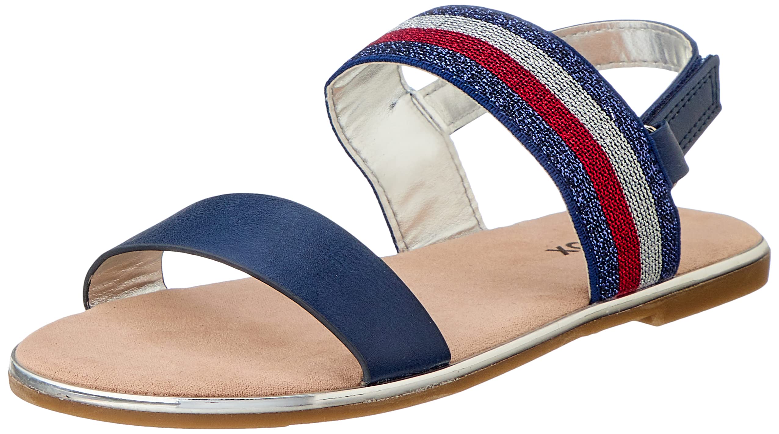 SPROX girls Velcro Strap Open Toe Sandals for Girls Flat Sandal