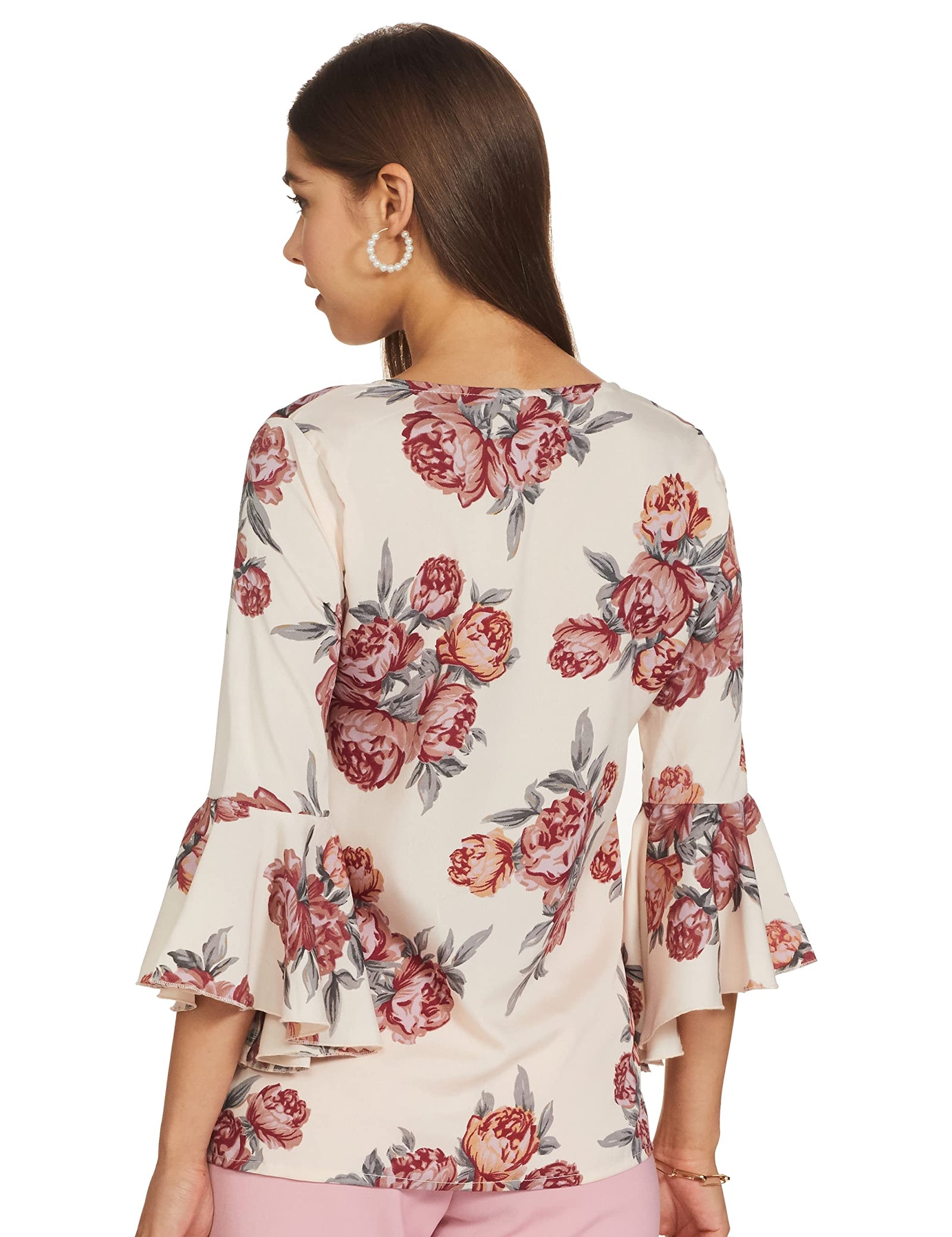 Styleville.in Women's Floral Regular Fit Top