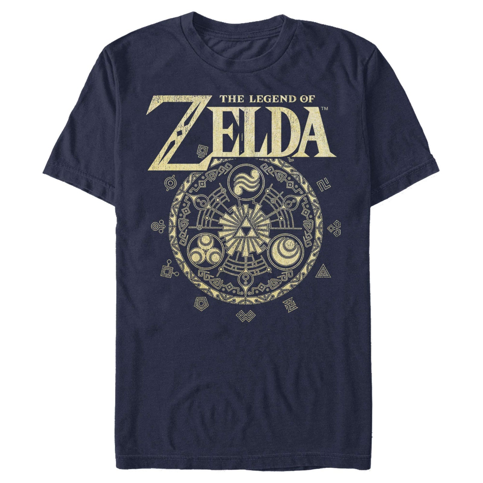 Nintendo mens Legend of Zelda Symbolic Circle T-Shirt