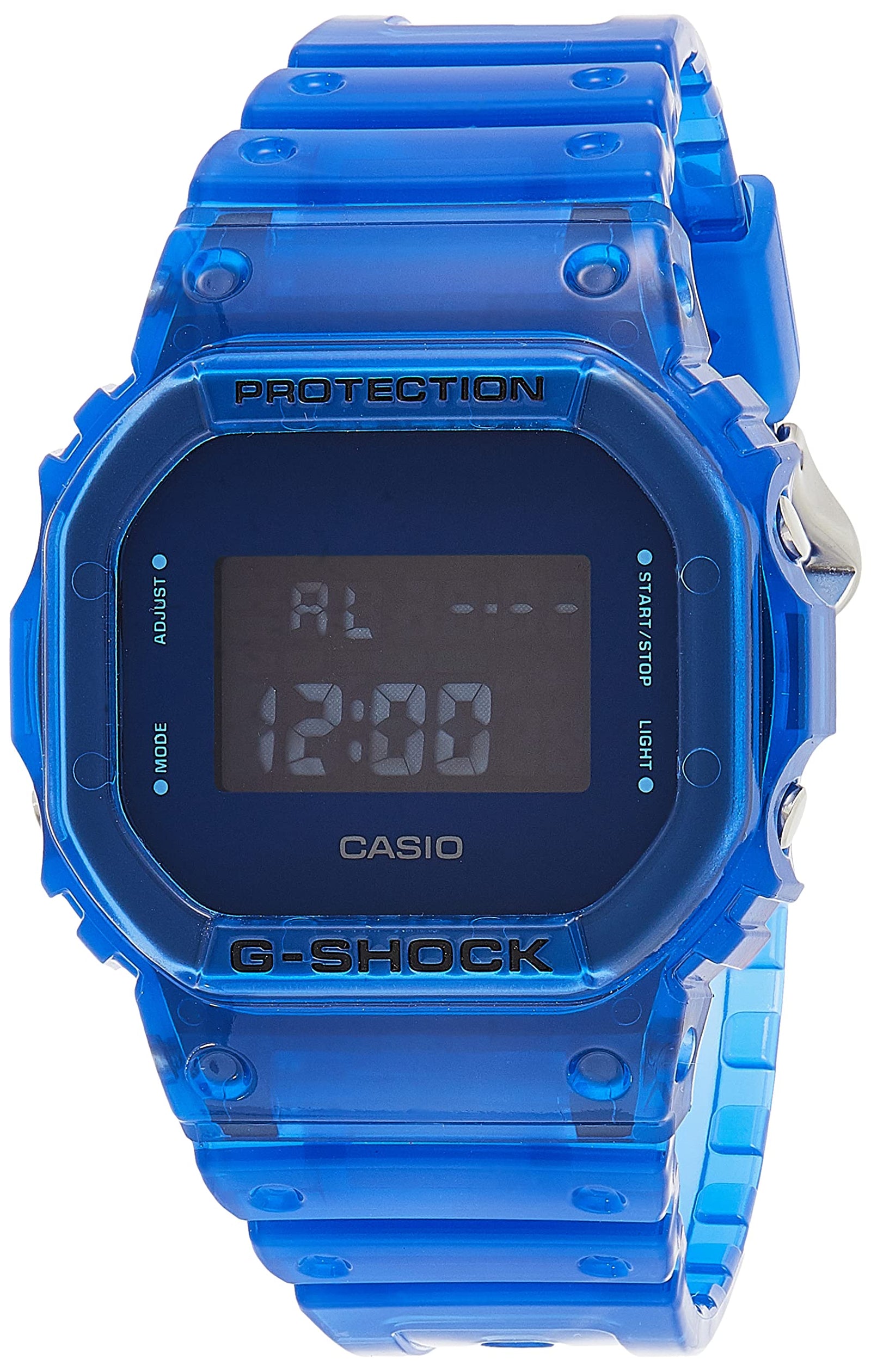 Casio Men's Quartz Watch, Digital Display and Resin Strap DW-5600SB-2DR