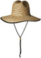 Brooklyn Athletics Men's Lifeguard Beach Sun Straw Hat - Unisex, Natural, One size