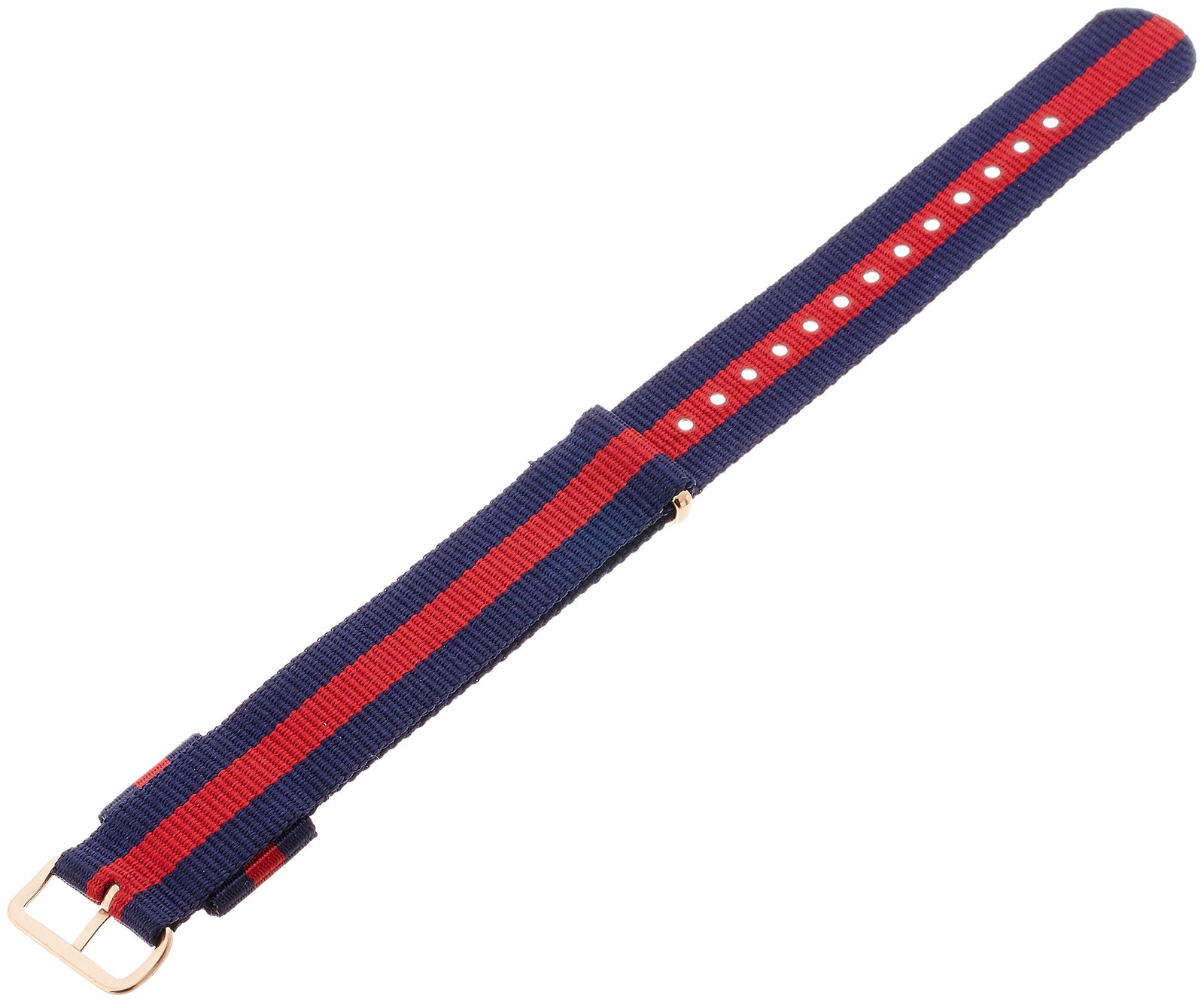 Daniel Wellington Oxford Nylon Unisex Watch Band - Red And Navy