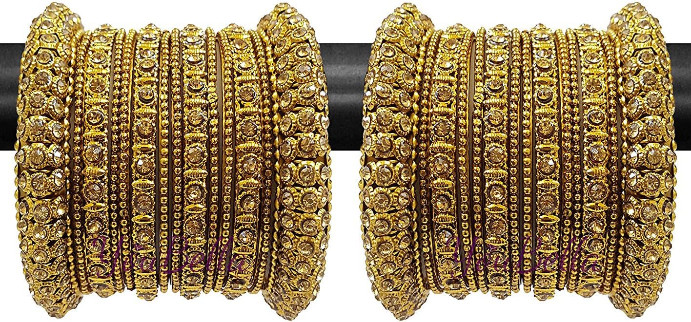 YouBella Stylish Traditional Jewellery Gold Plated Bangle Set for Women