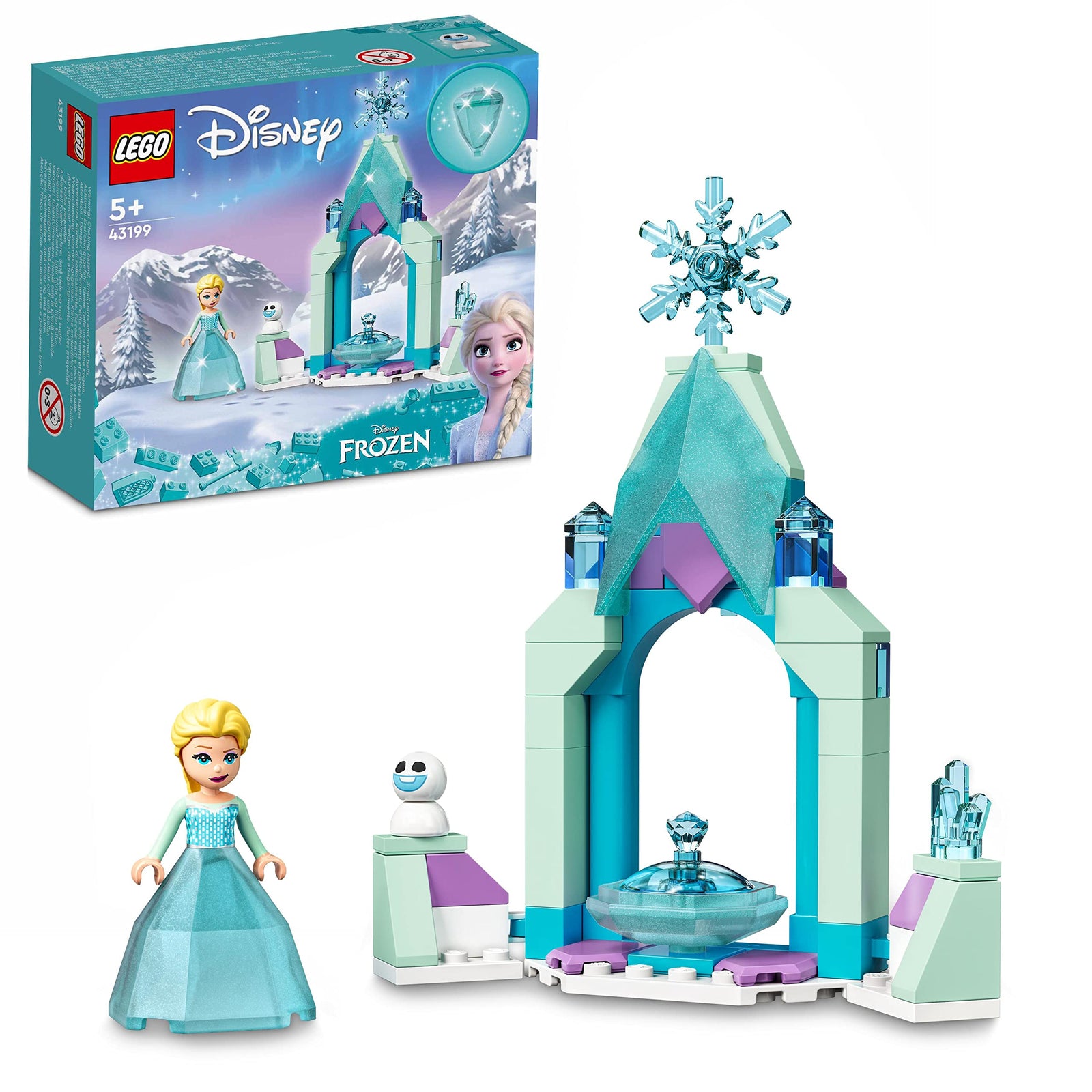 LEGO | Disney Princess Elsa’s Castle Courtyard 43199 Building Kit (53 Pieces)