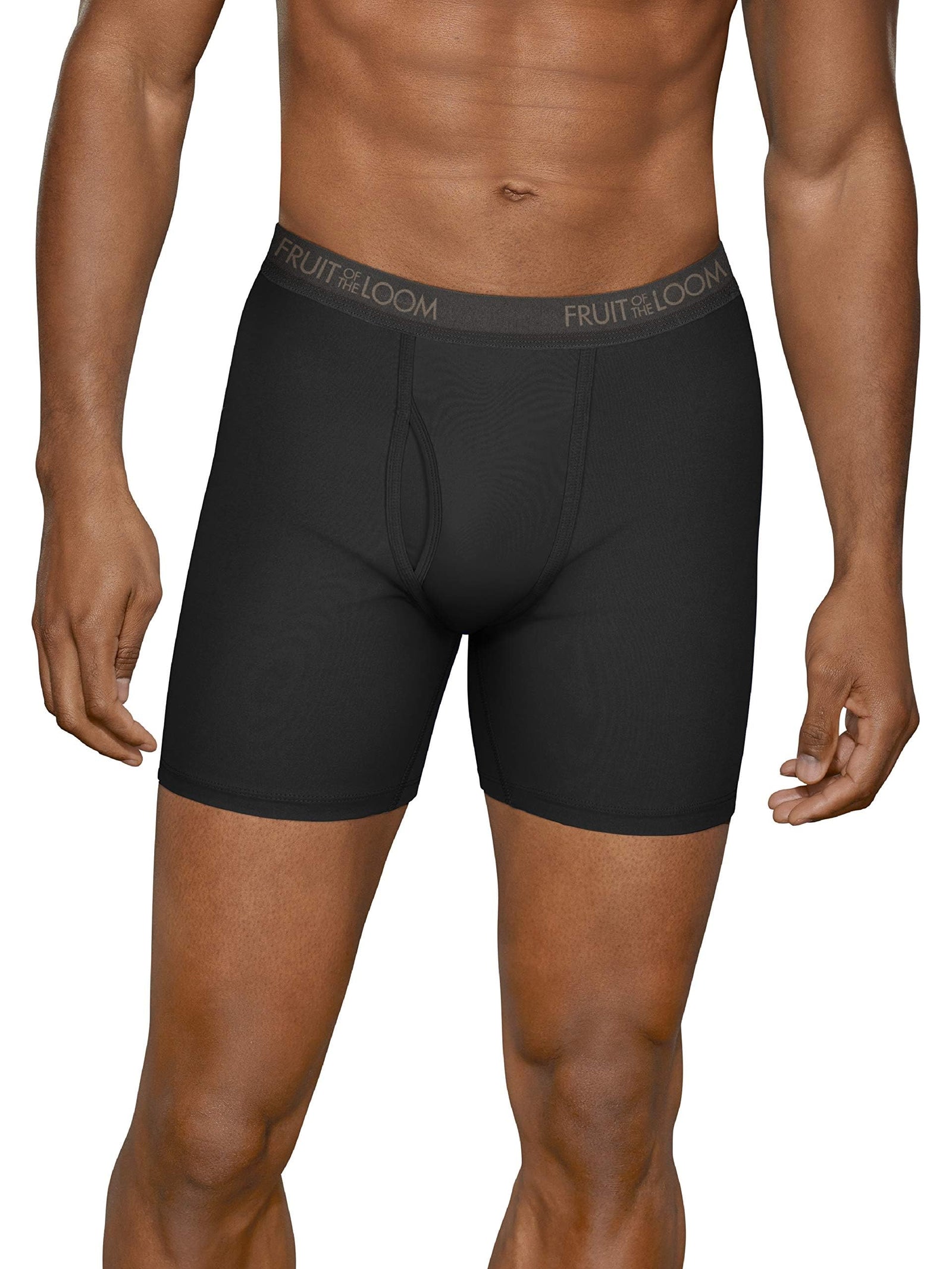 Fruit of the Loom Men's 360 Stretch Boxer Briefs (Quick Dry & Moisture Wicking)