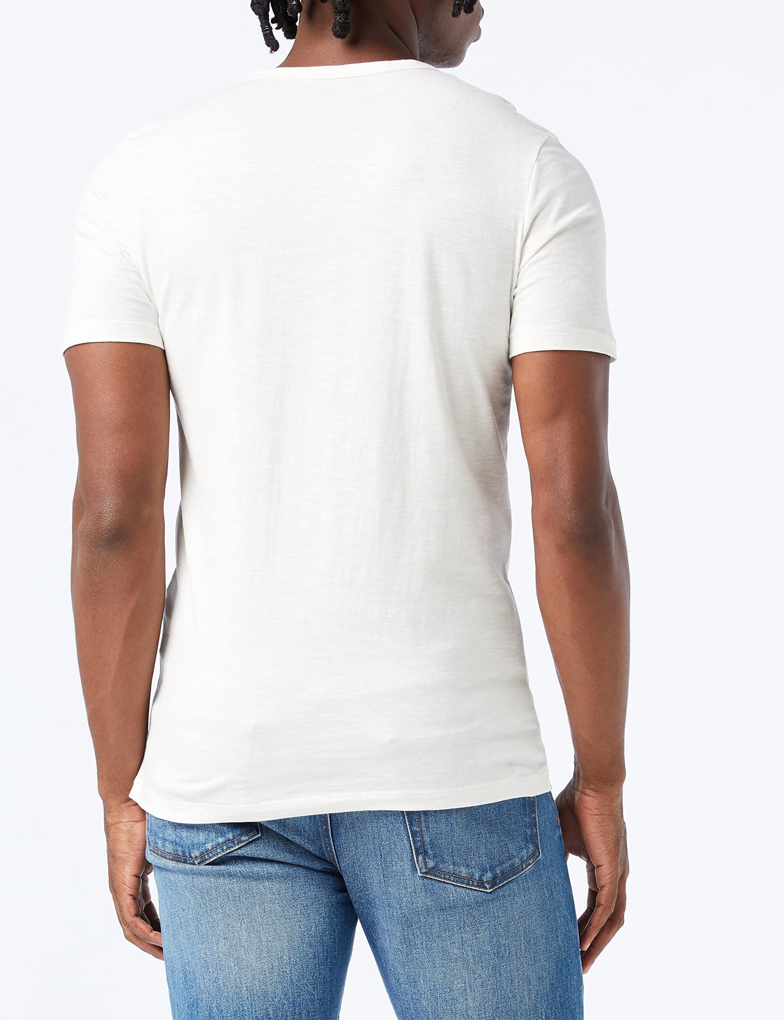 Jack & Jones mens Split Neck T-Shirt (pack of 1)