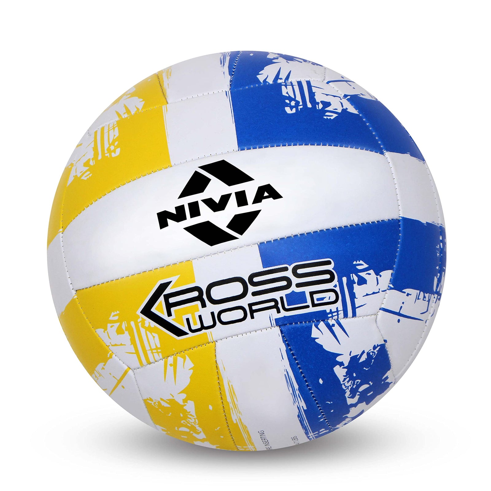 Nivia Kross World Volleyball, Yelow/Blue, 4