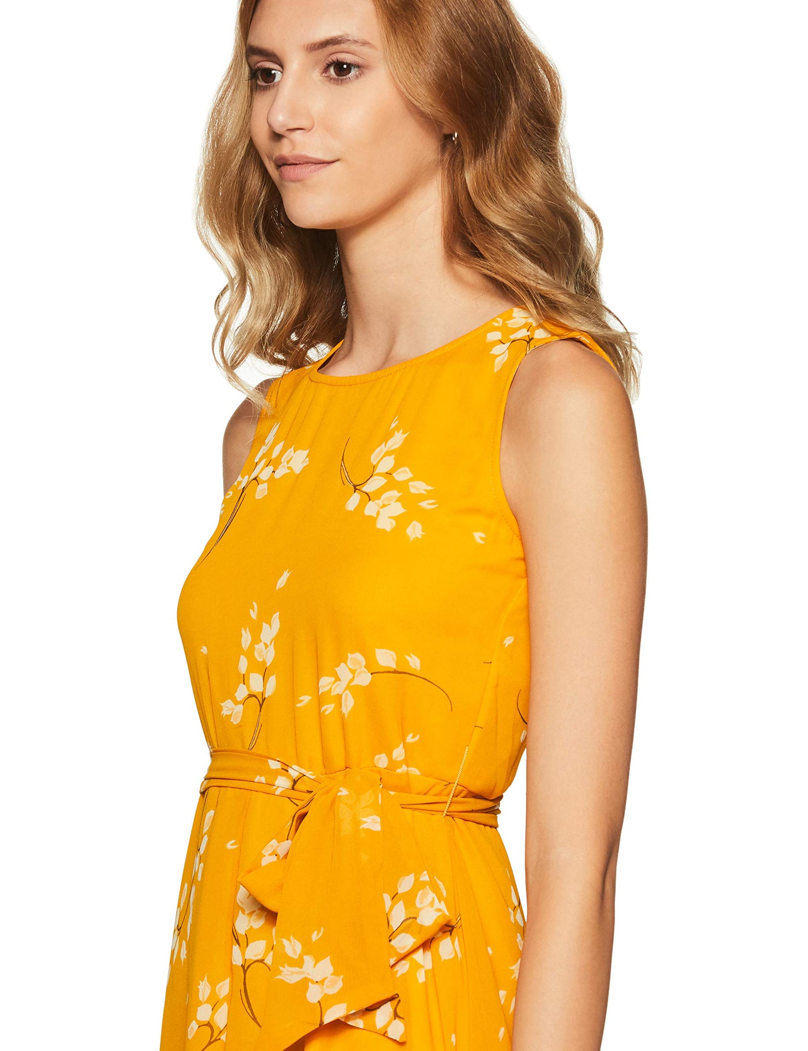 Styleville.in Women's Maxi Dress,Yellow.M