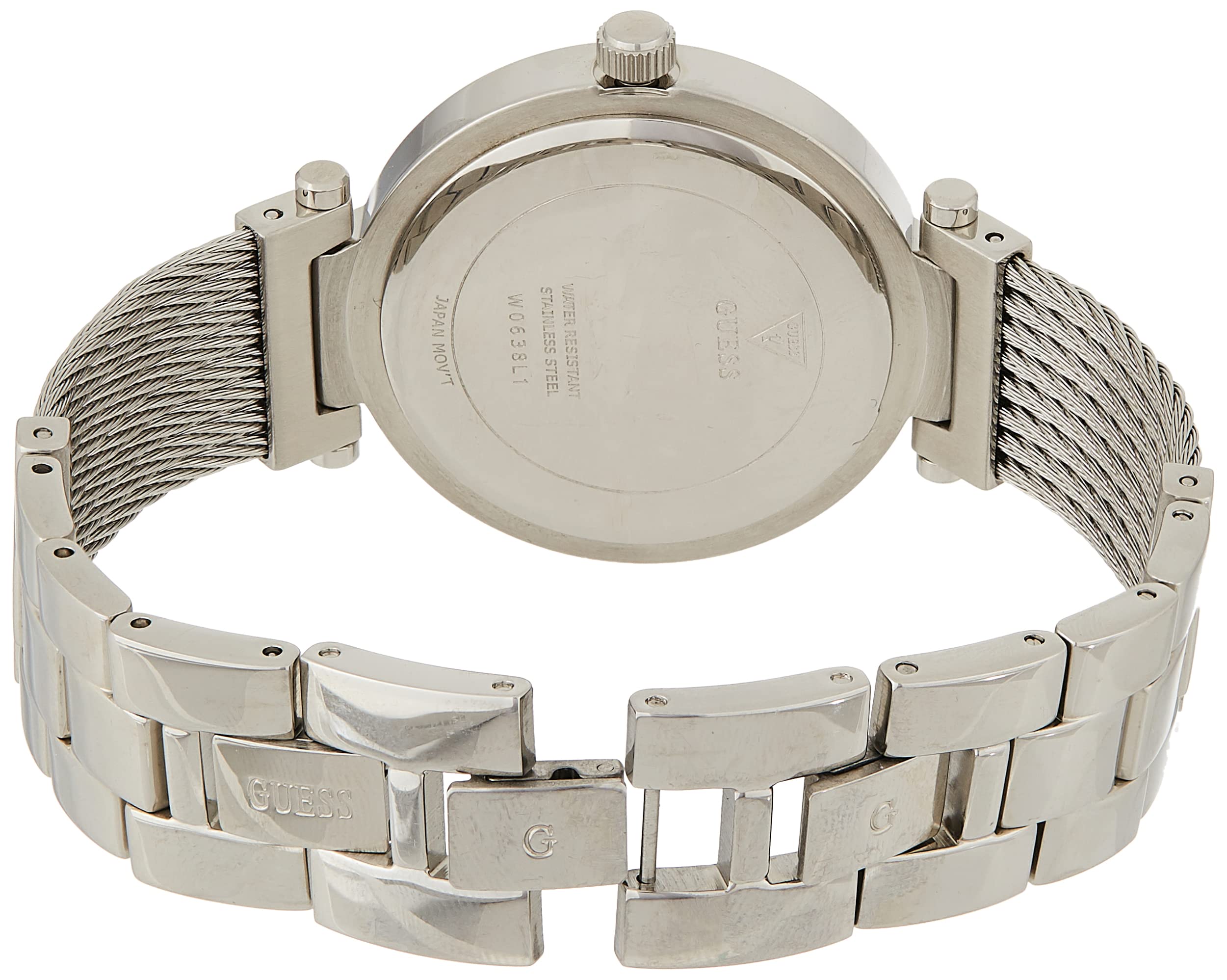 Guess Women s Watch Ladies Dress w0638l1 Steel Size One Size Safqqa