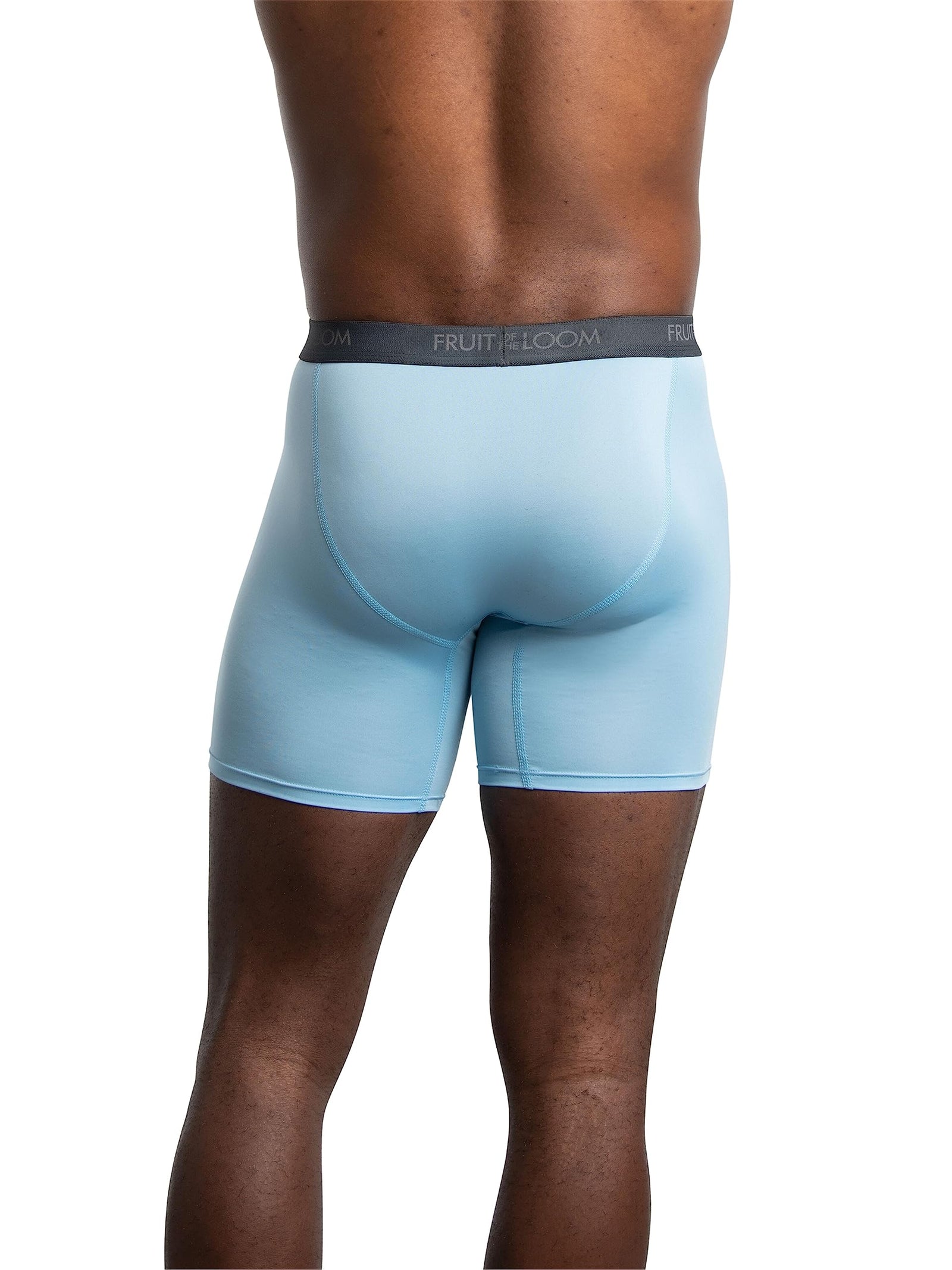 Fruit of the Loom Men's 360 Stretch Boxer Briefs (Quick Dry & Moisture Wicking)