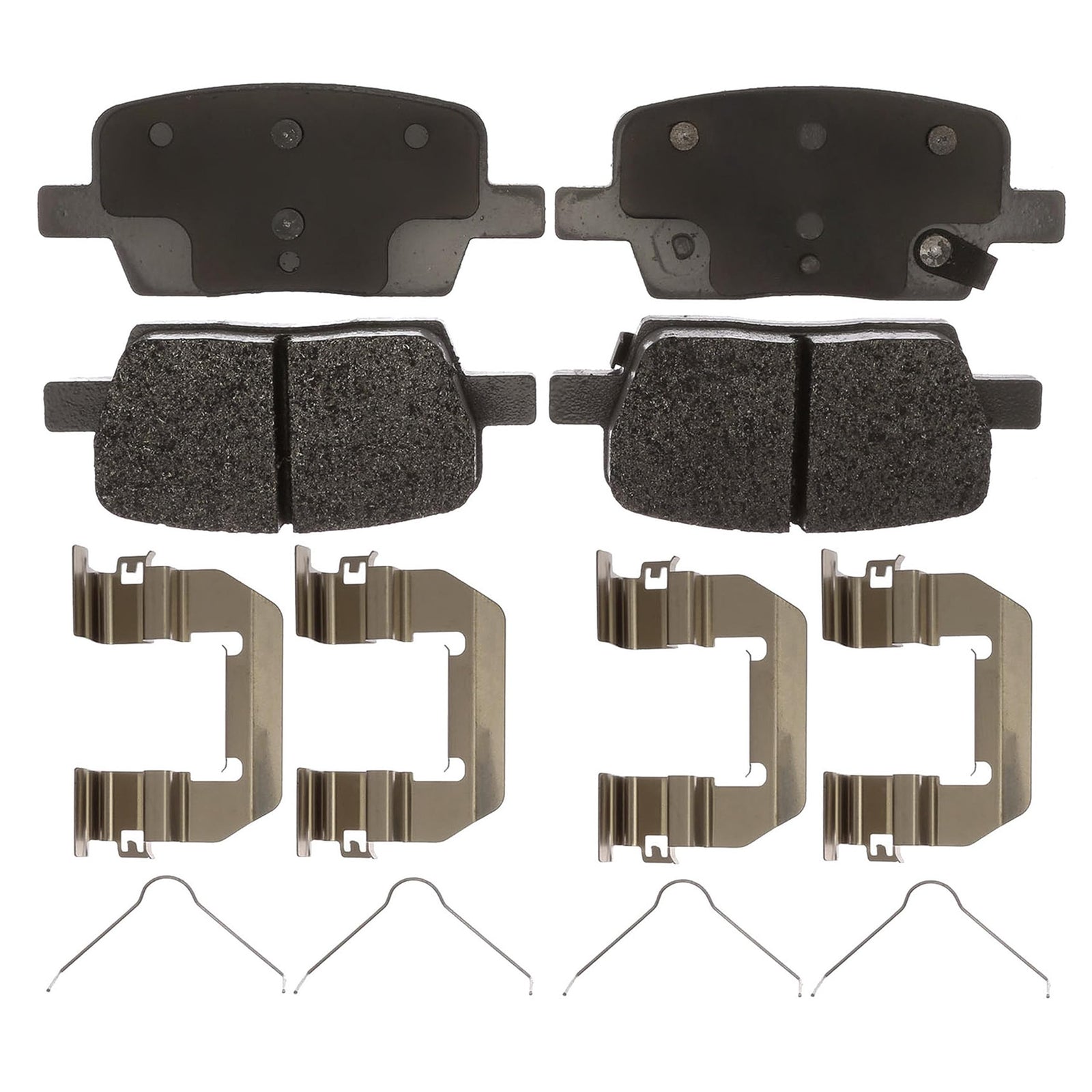 ACDelco Silver 14D1914CH Ceramic Rear Disc Brake Pad Set