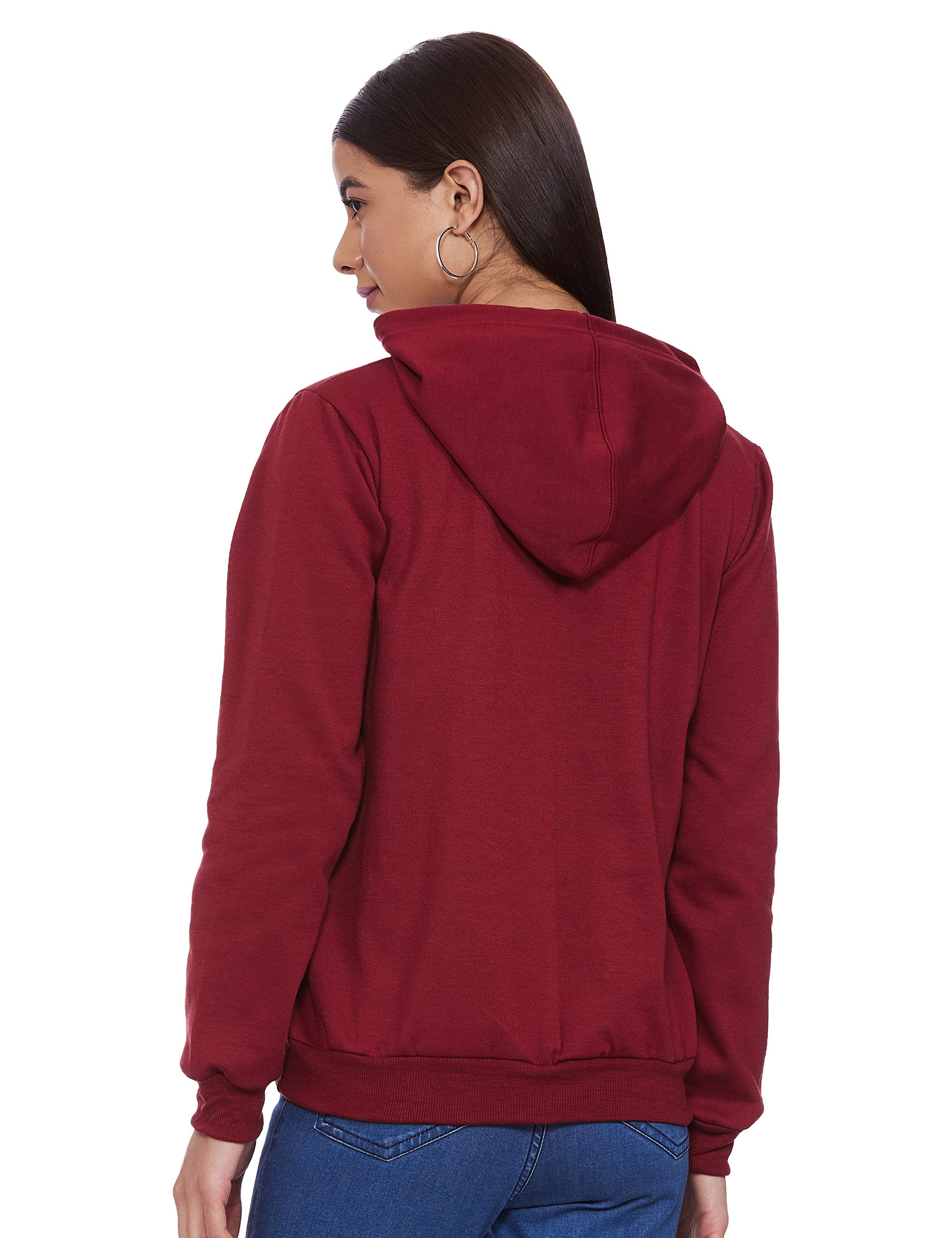 Styleville.in Women's Hoodie With Draw String And Kangaroo Pocket