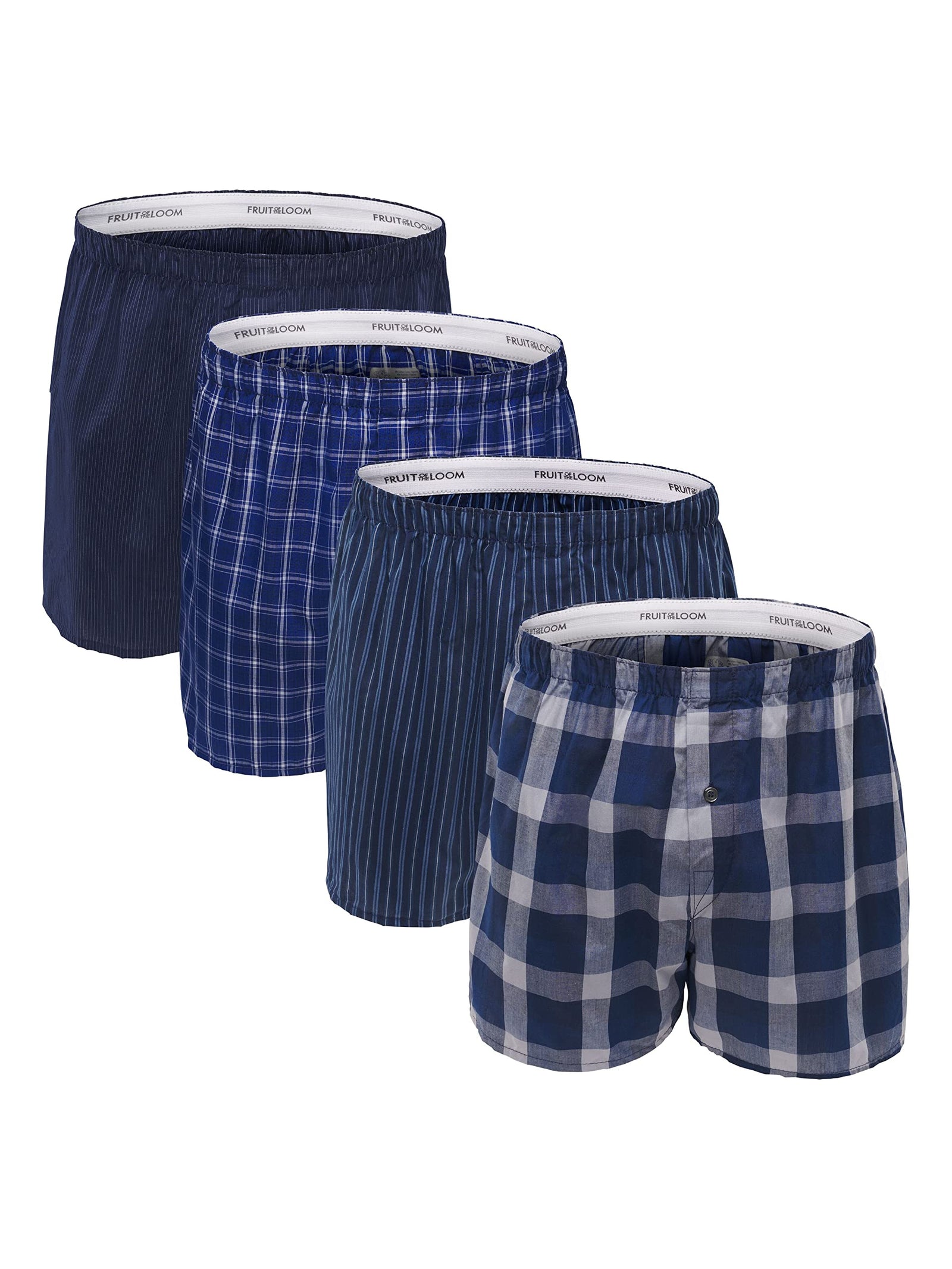 Fruit of the Loom Men's Premium Woven Boxer (4 Pack)