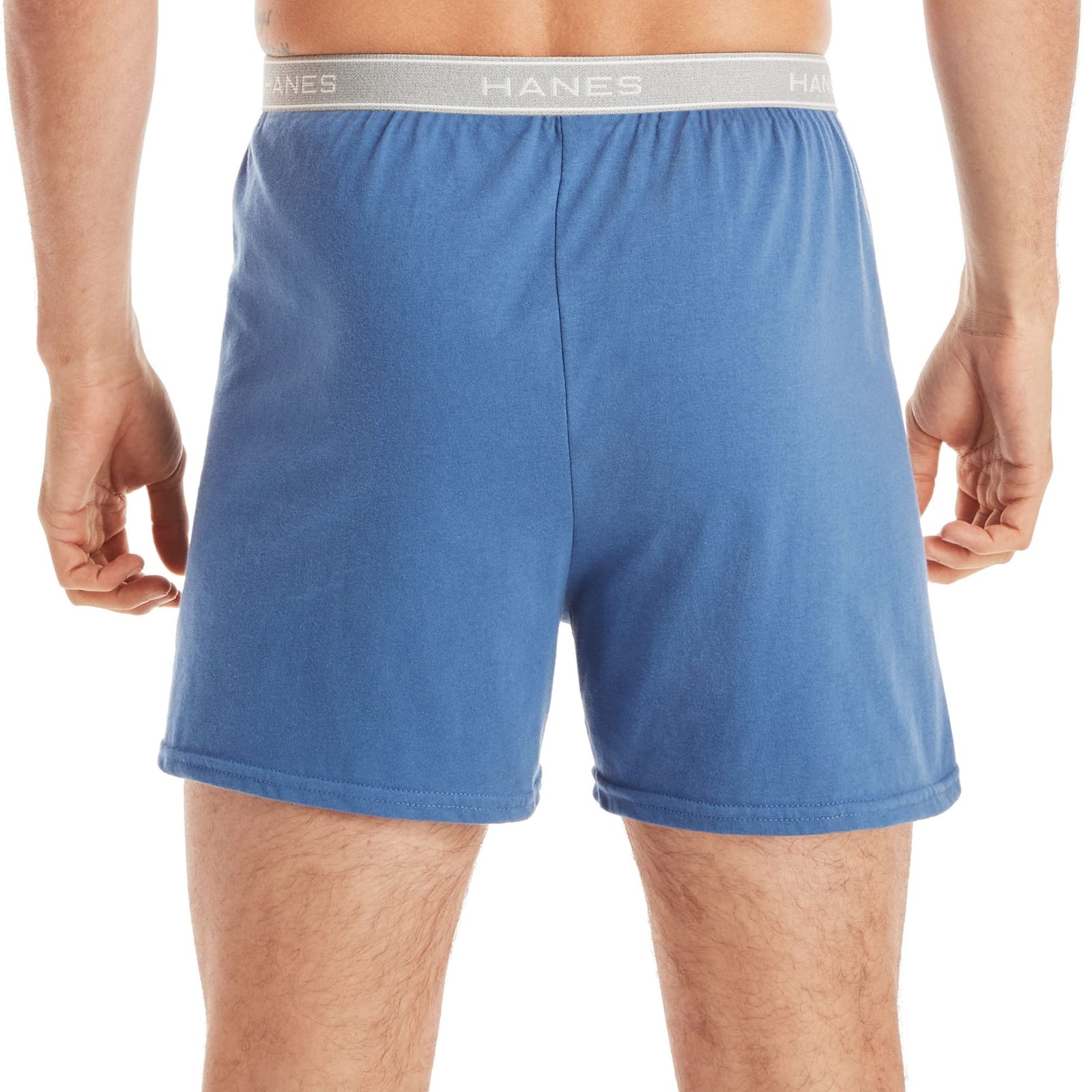 Hanes Men's Knit Boxers pack of 5 Boxers (pack of 5)  Hanes   