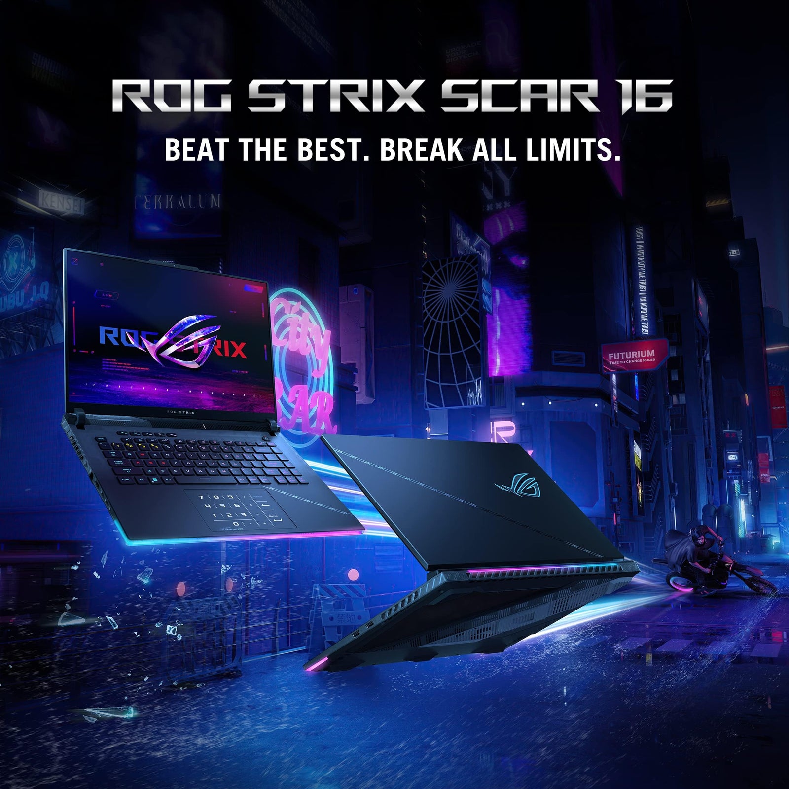 Asus ROG Strix SCAR 16 G634JZ-NM063W Gaming Laptop - Core i9 - 32GB - 2TB SSD - 16 inch - WIN11 - Black