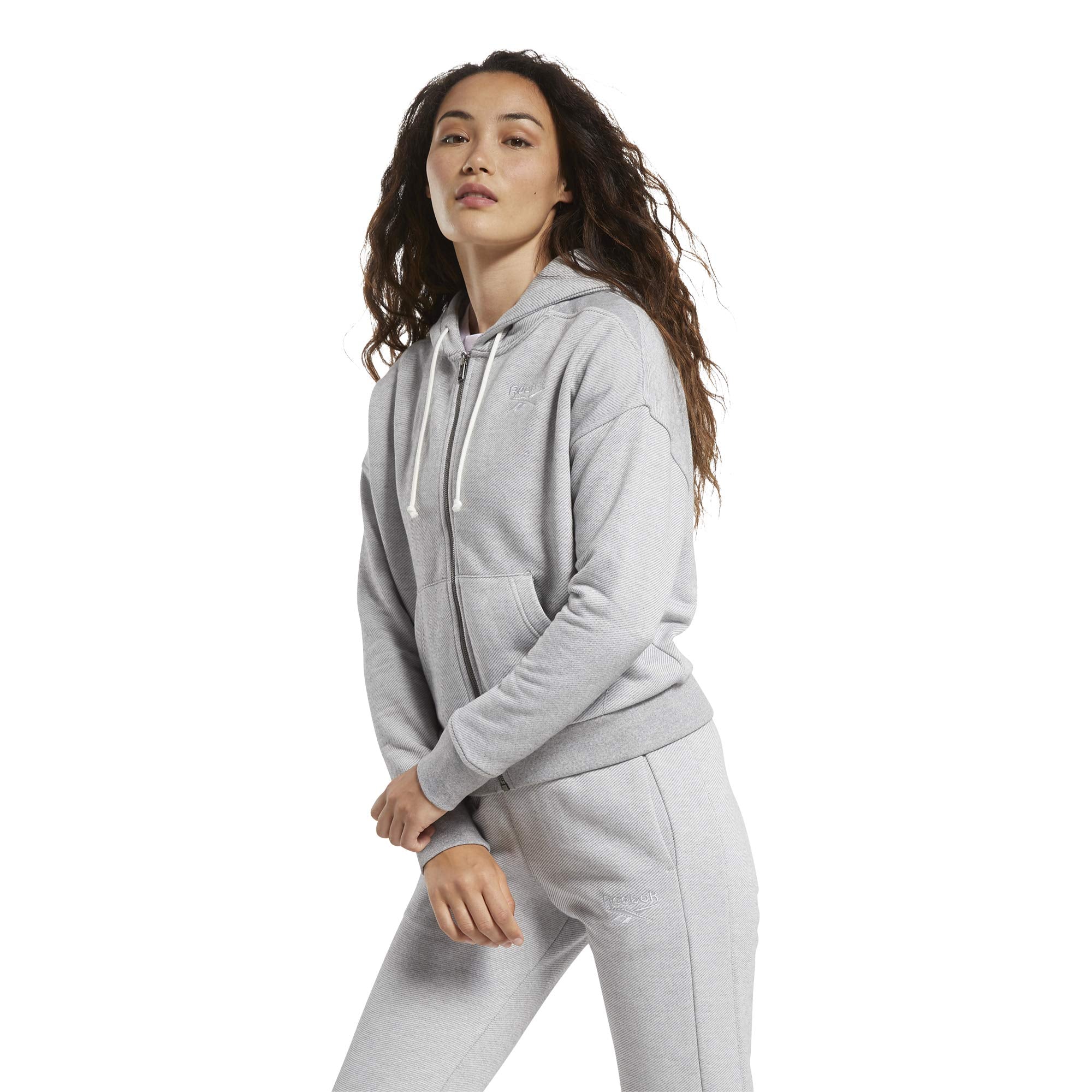 Reebok Women Reebok Heather Hoodie Hoodies