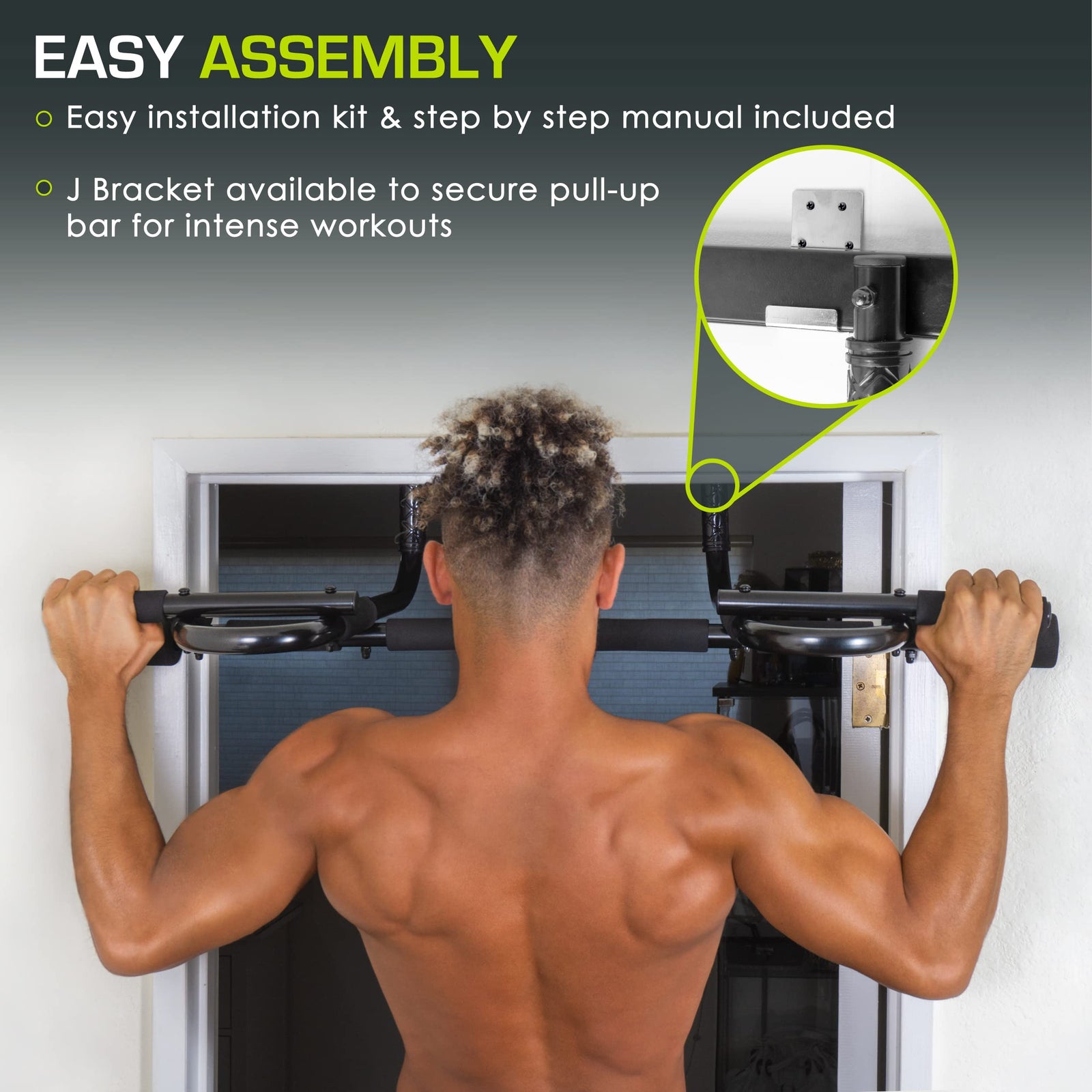 ProsourceFit Multi-Use Doorway Chin-Up/Pull-Up Bar, Portable & Easy Storage – Fitness Trainer for Home Gym Exercise