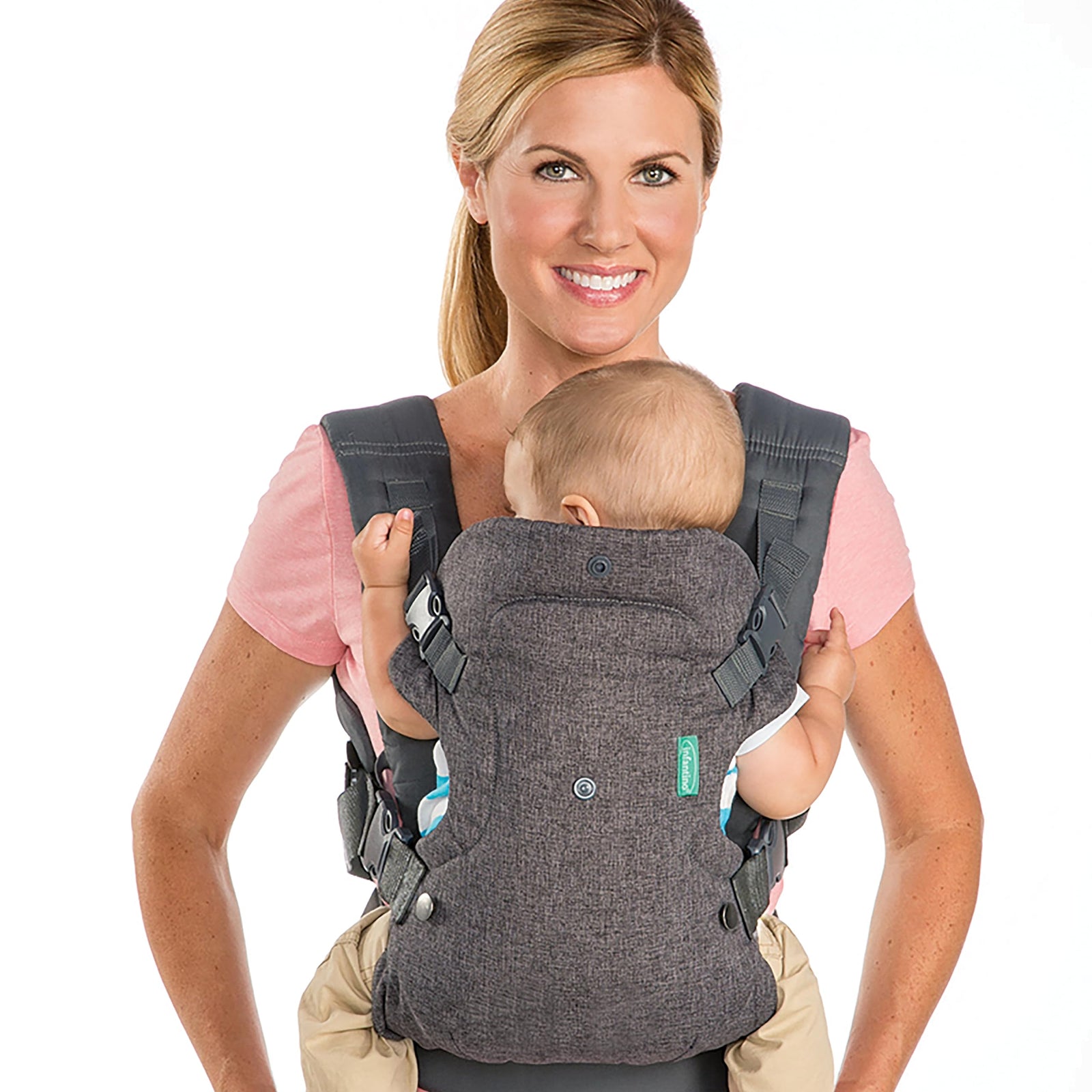 Infantino Flip 4 in 1 Convertible Carrier, Grey, 200 183, 10.00 x 4.00 x 10.00 Inch