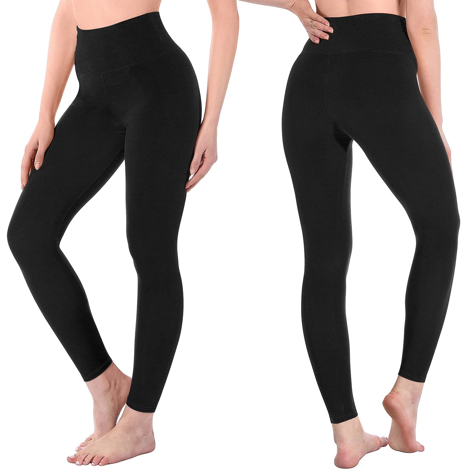 SINOPHANT High Waisted Leggings for Women, Buttery Soft Elastic Opaque Tummy Control Leggings,Plus Size Workout Gym Yoga Stretchy Pants