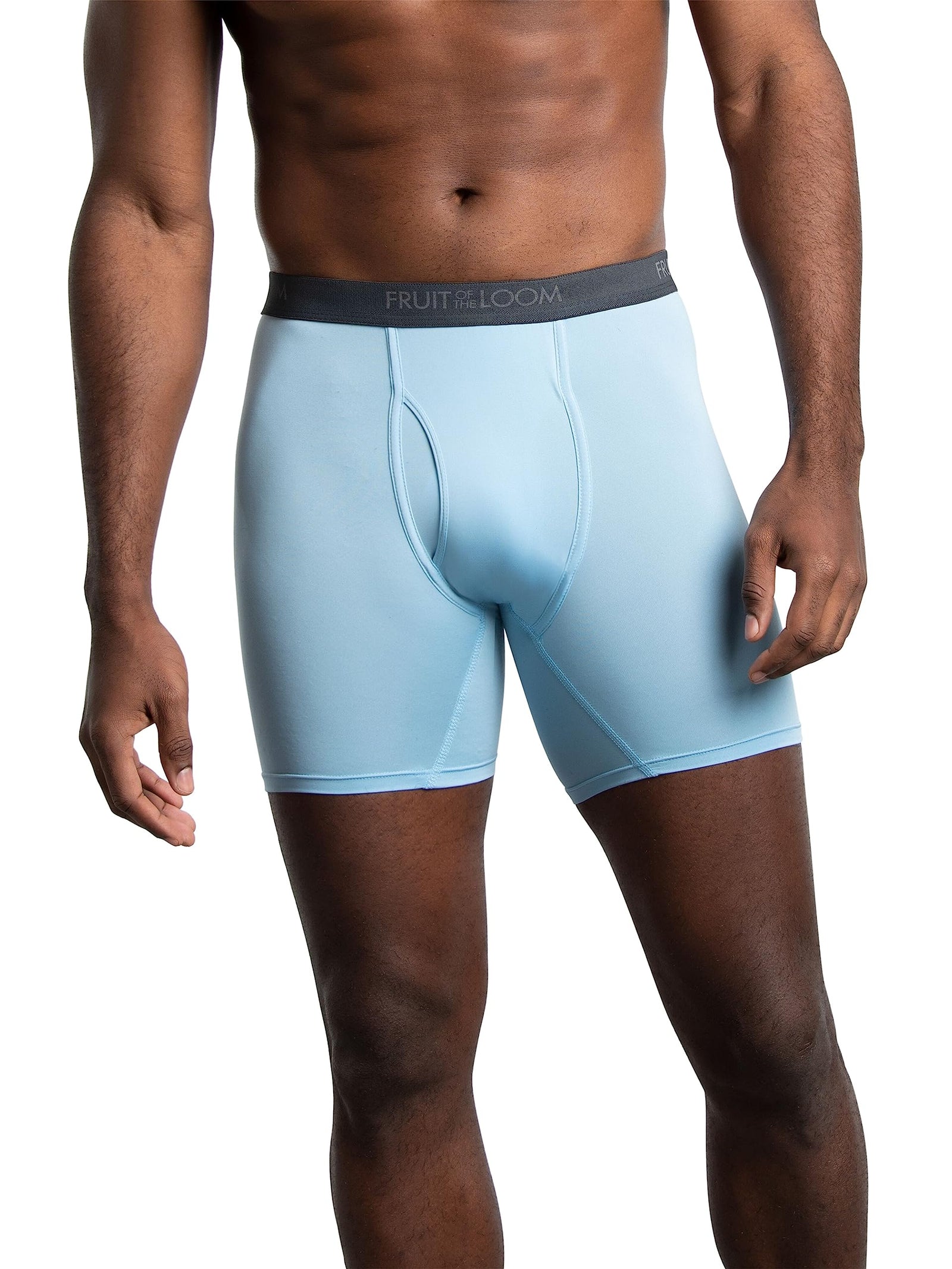 Fruit of the Loom Men's 360 Stretch Boxer Briefs (Quick Dry & Moisture Wicking)