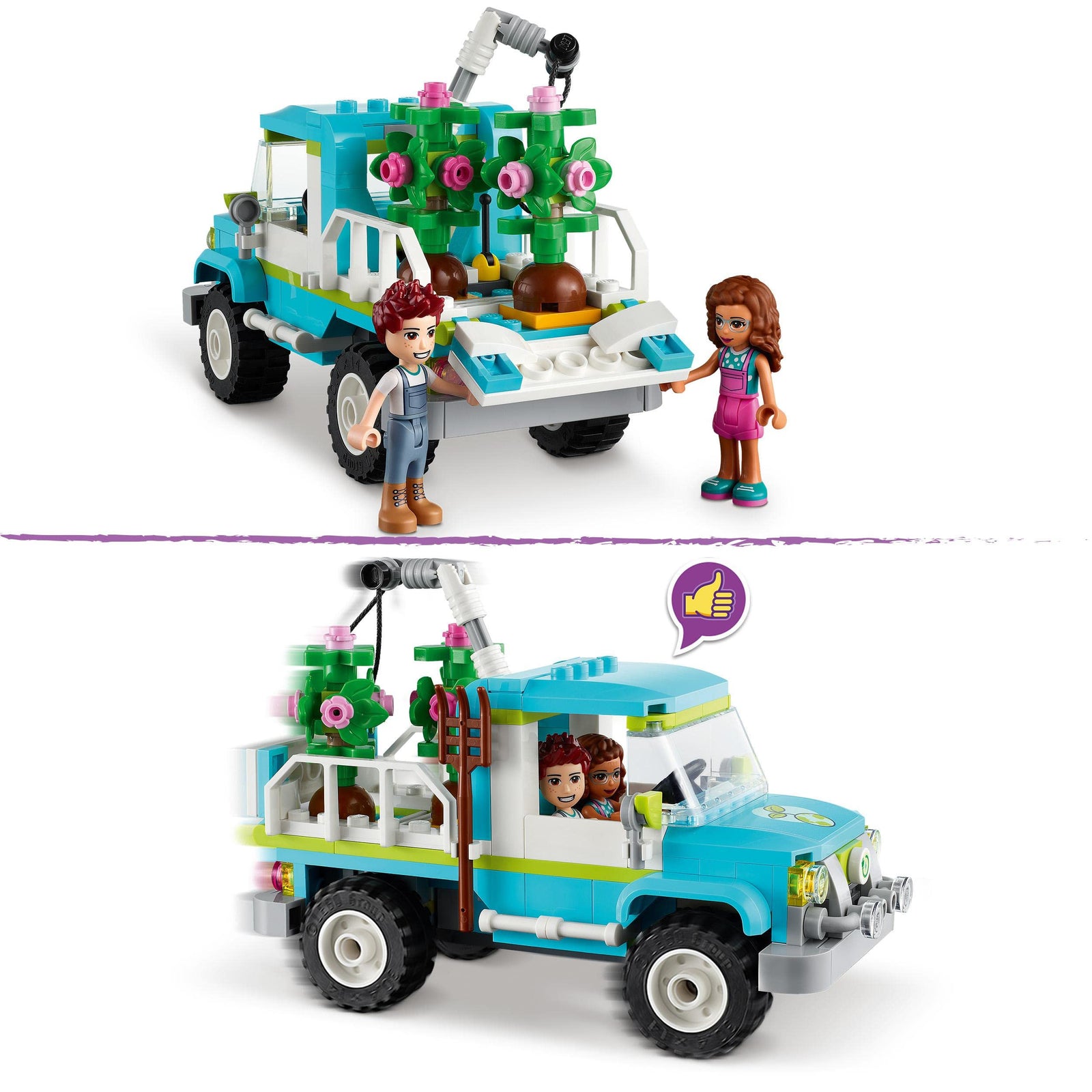 LEGO® Friends Tree-Planting Vehicle 41707 Building Kit (336 Pieces)